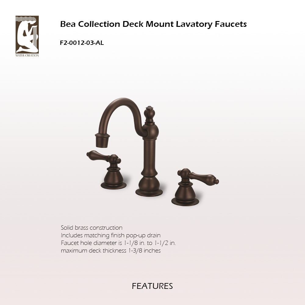 Water Creation F2-0012-03-AL Lavatory-Faucets - View #4