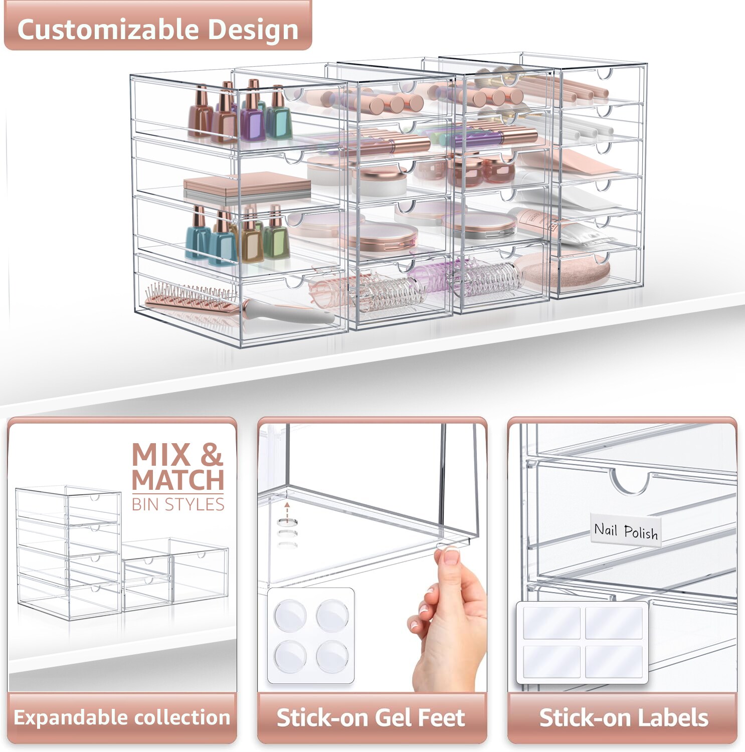 SORBUS MUP-DR20 Storage-Drawers - View #4