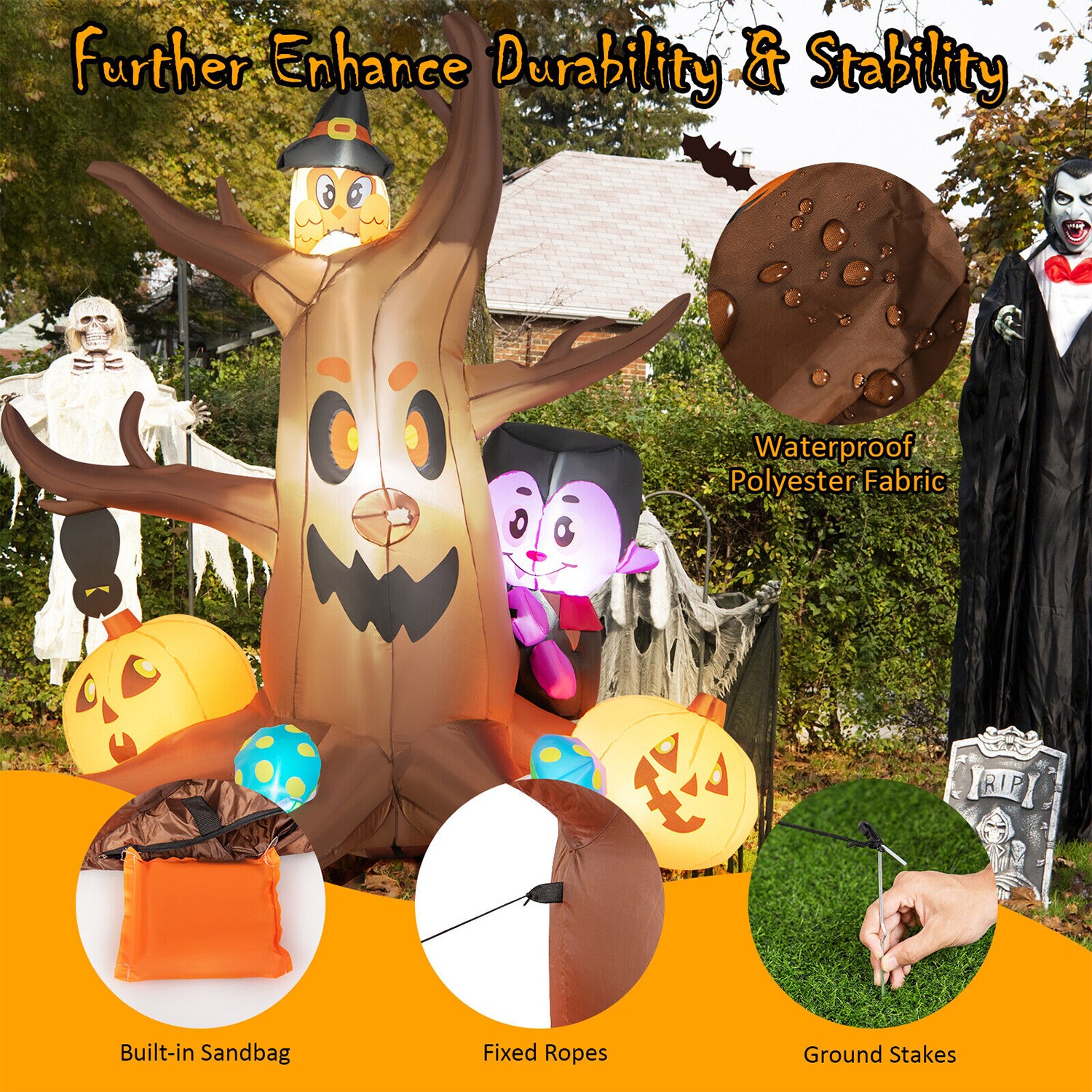 WELLFOR HYG23963US Outdoor-Halloween-Decor - View #8