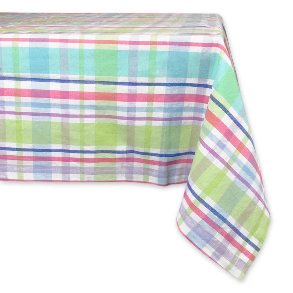 DII CAMZ33338 Spring Plaid Tablecloth