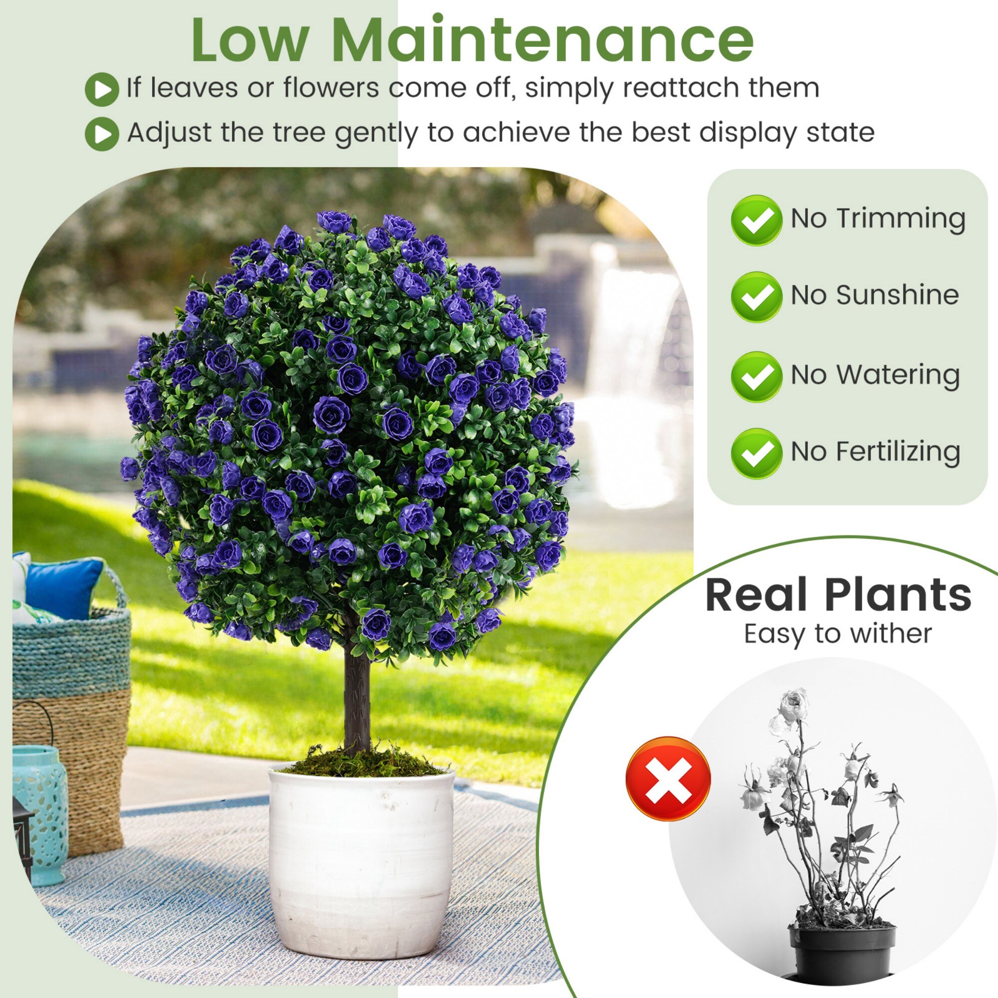 Poinic CWZH10324PU-2 Artificial-Plants-Trees - View #7