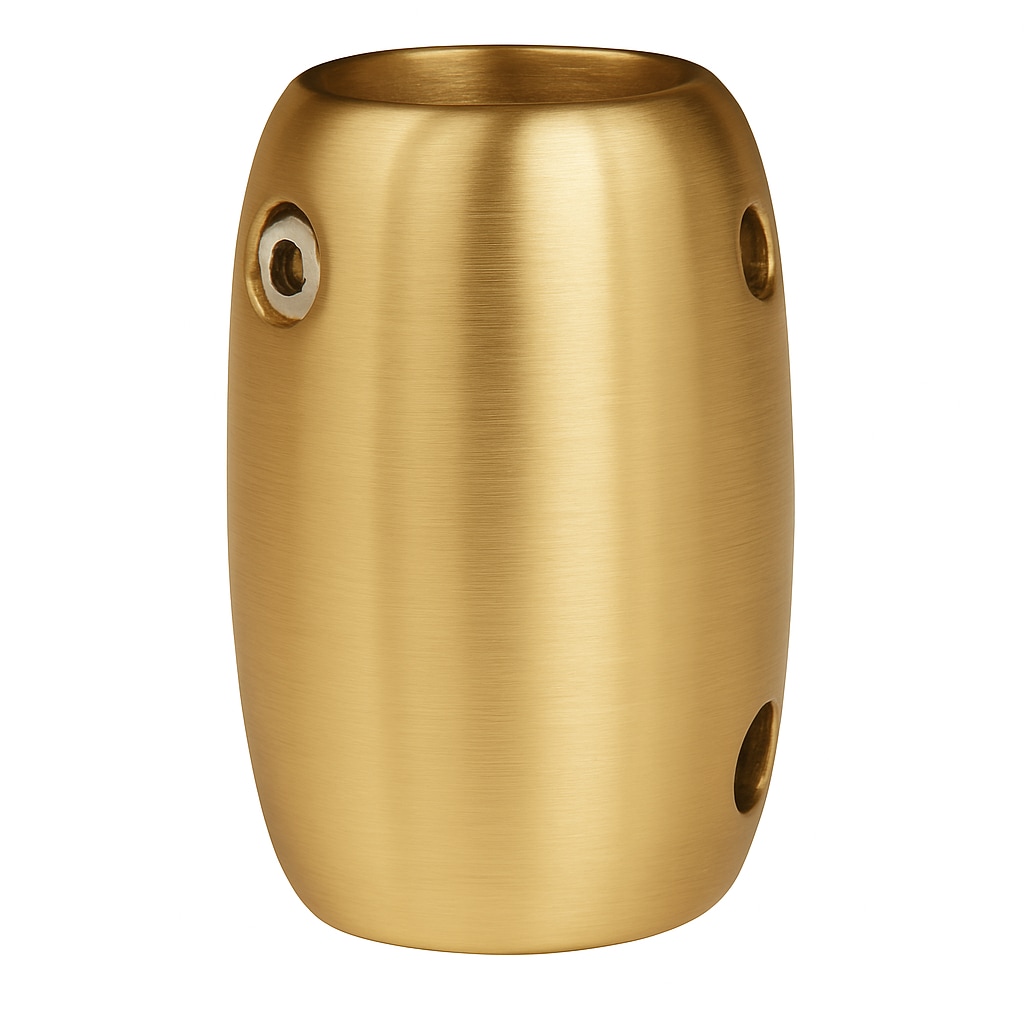 Craftmade COUPLER-SB 2.36-in Satin Brass Steel Indoor Ceiling Fan Downrod coupler