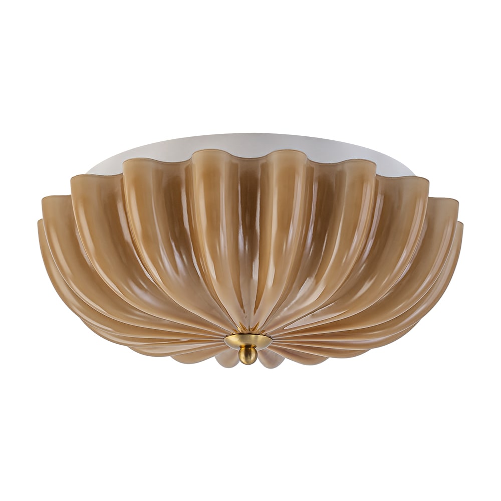 Zicbol 3 -Light 13.78-in Matte White Semi Flush Mount Light