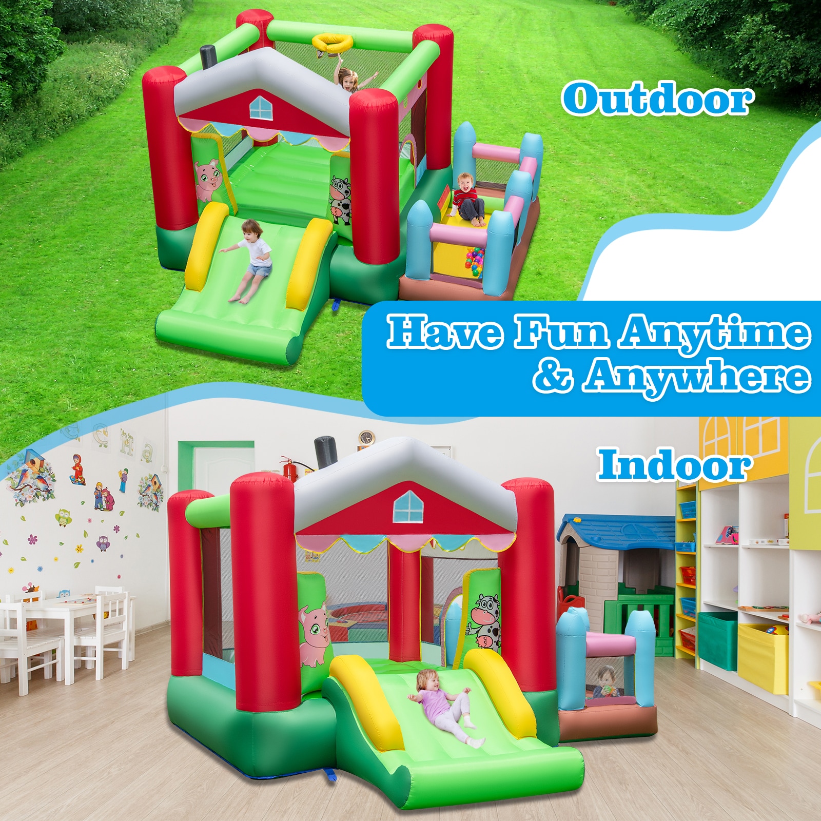 Slickblue D-CO-SU05511PN Bounce-Houses - View #3