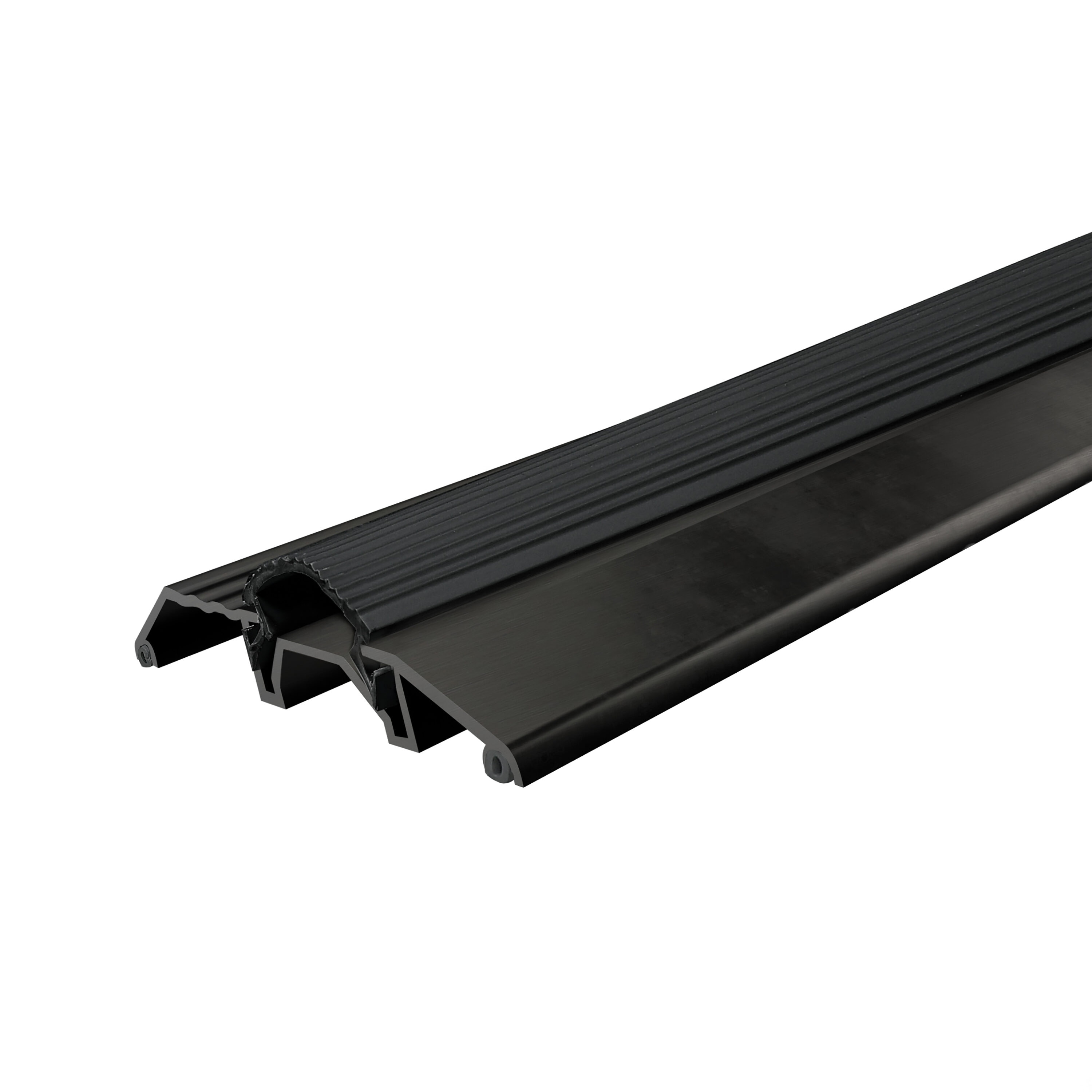 Frost King BK3636A 3-ft x 3-3/4-in x 5/8-in Black Aluminum/Vinyl Door Weatherstrip