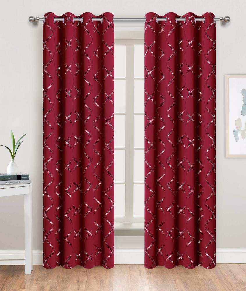 Popular Home Red Curtains & Drapes at Lowes.com