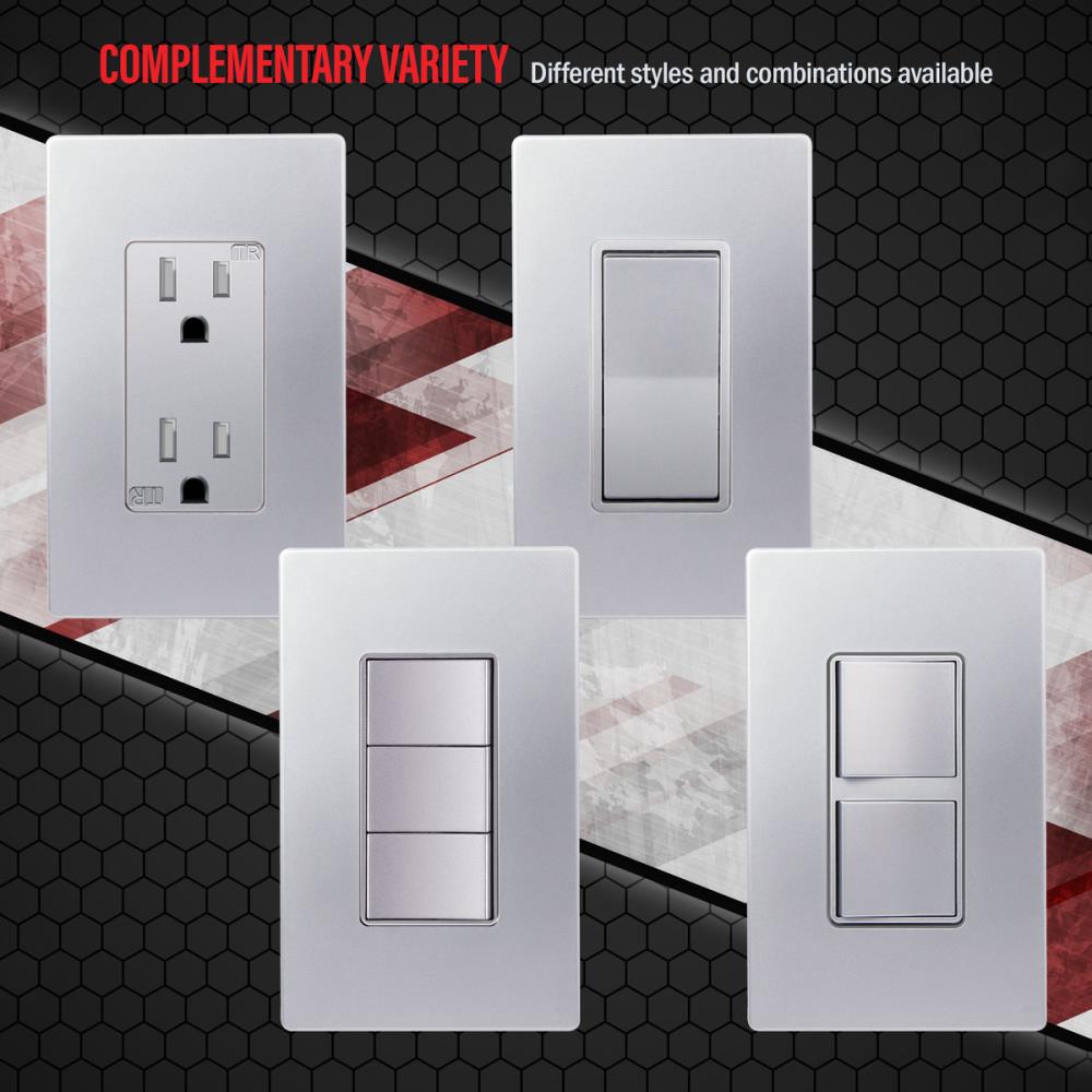 Enerlites SI8831-SV Electrical-Wall-Plates - View #4