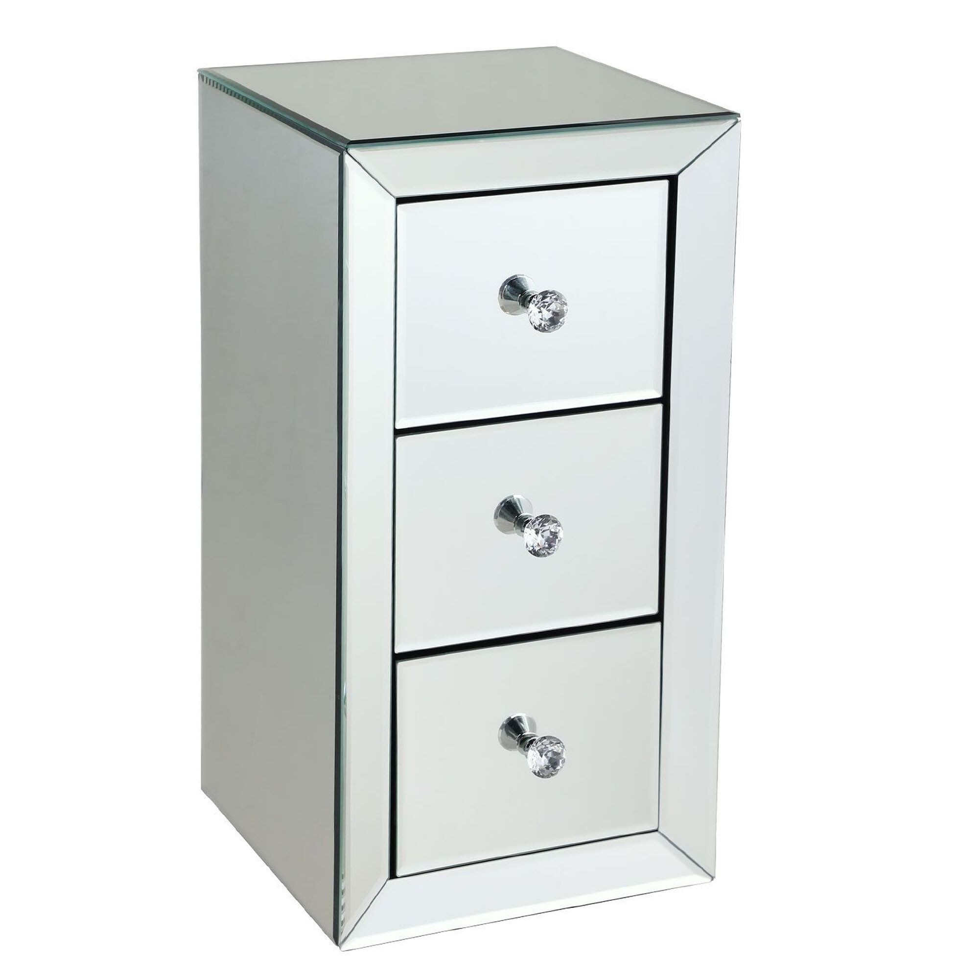 JASMODER W1041S0899 Black and Silver Mdf Bookcase with Doors (11.8-in W x 23.6-in H x 11.8-in D)