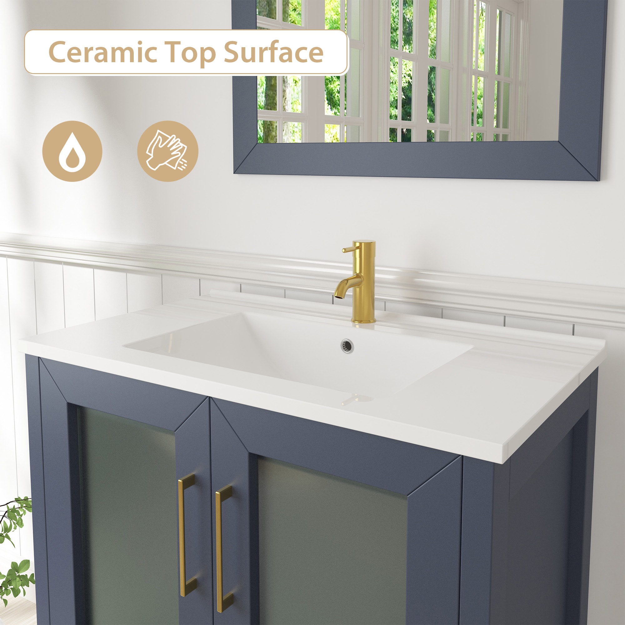 Vanity Art VA3030-96B Bath-Vanity-Combo - View #9