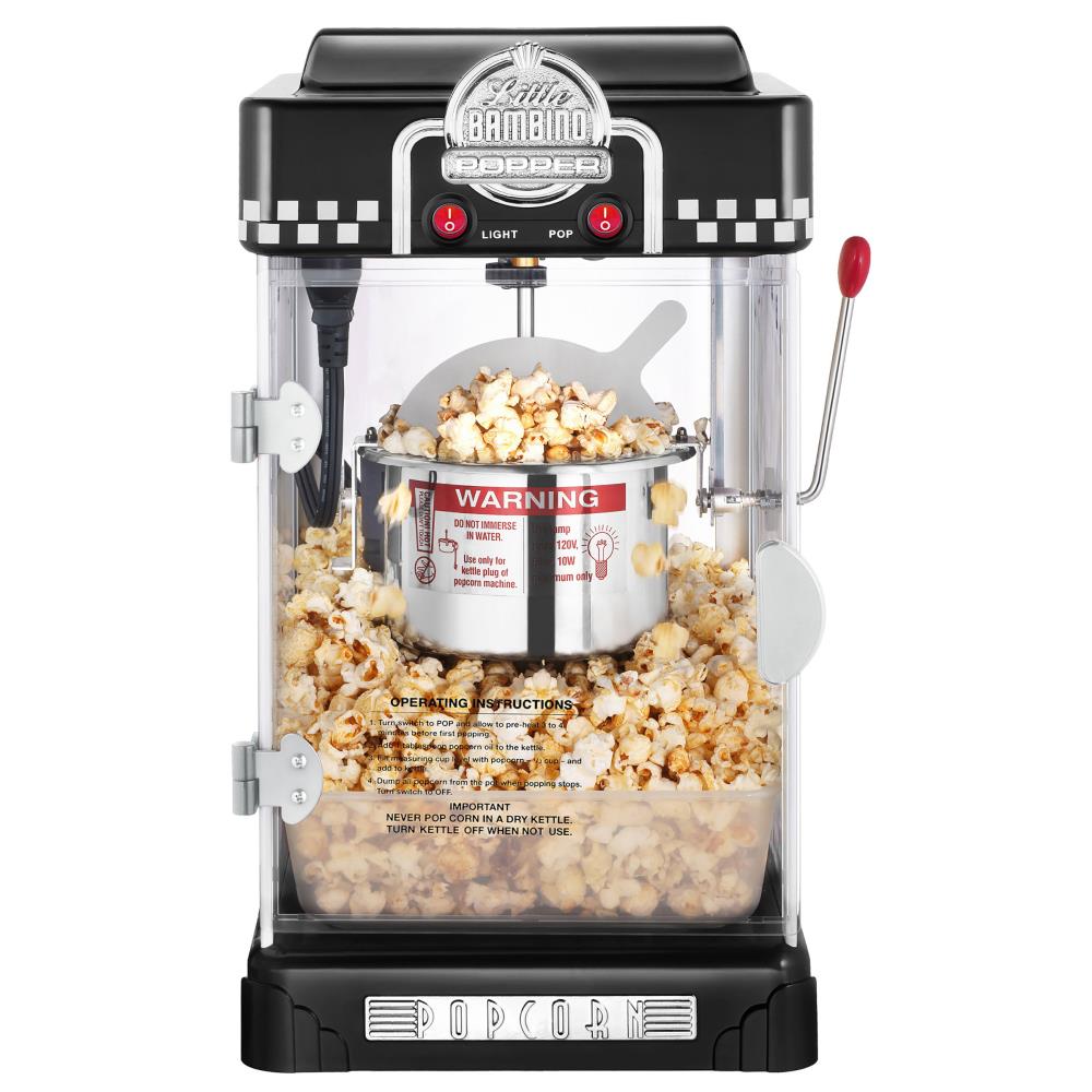 Great Northern Popcorn 16 Cups Oil Popcorn Machine, Black