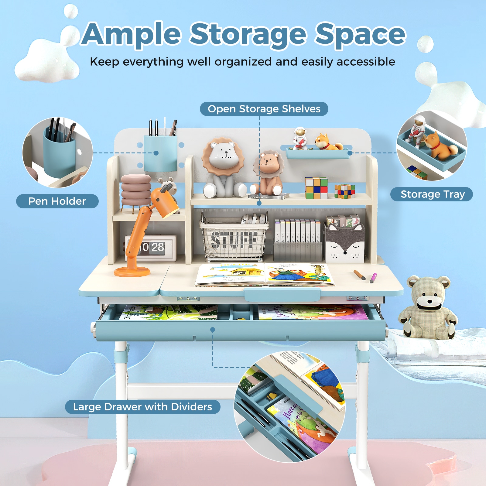 Slickblue D-CO-LB58201YH desks - View #4