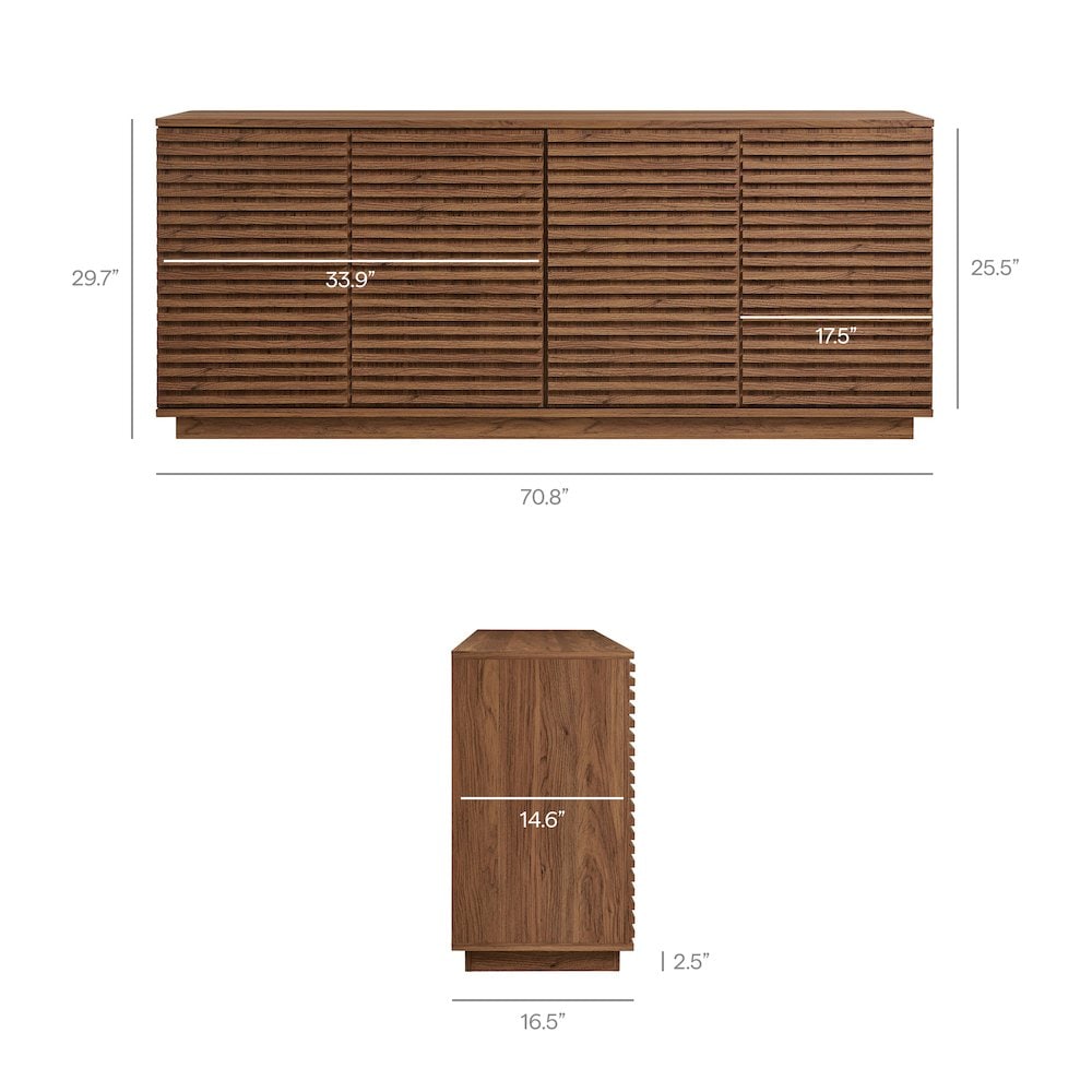 Modway EEI-7477-WAL Dining-Kitchen-Storarge - View #2