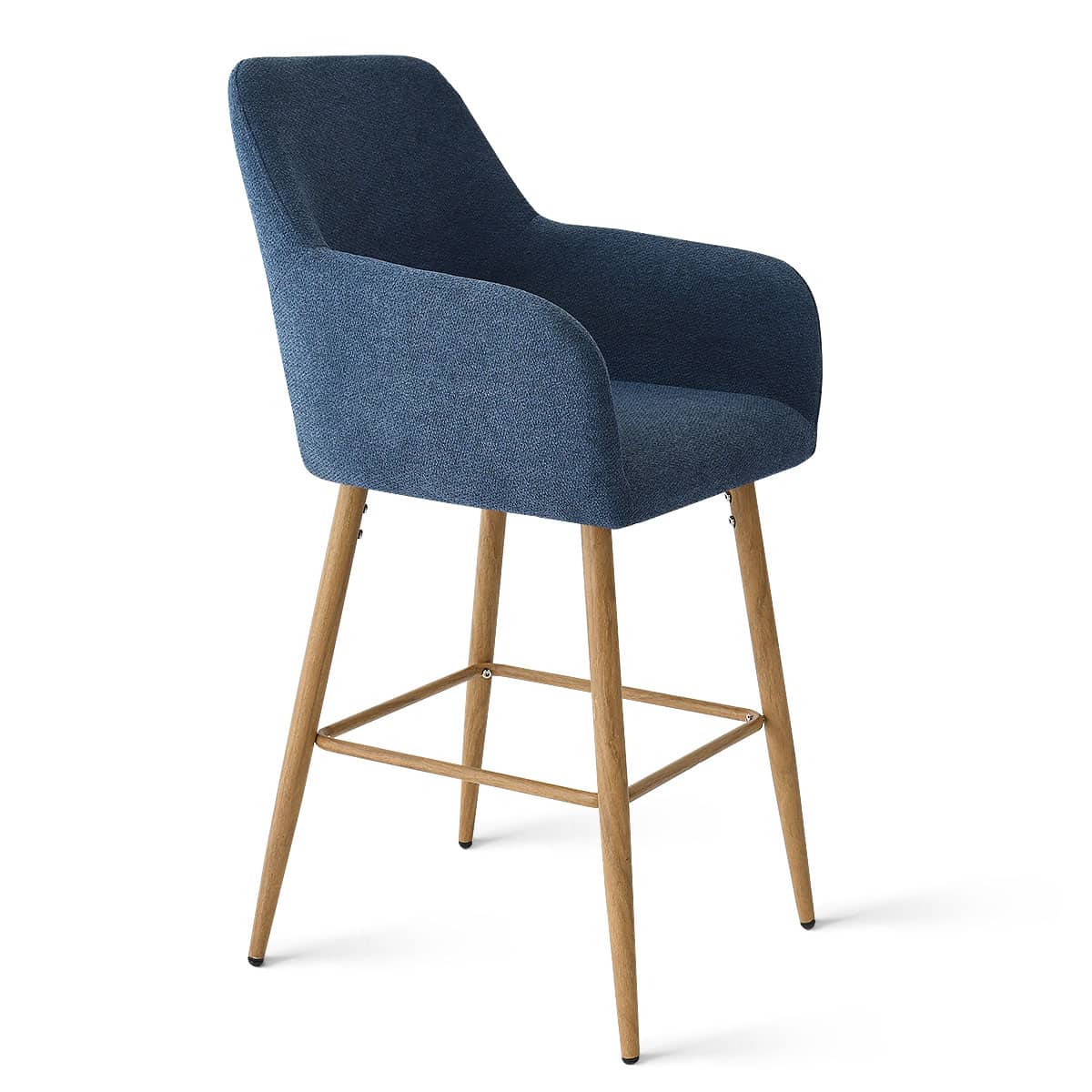 Maison Boucle ATLANTA-ARM-MB-BLUE stools - View #6