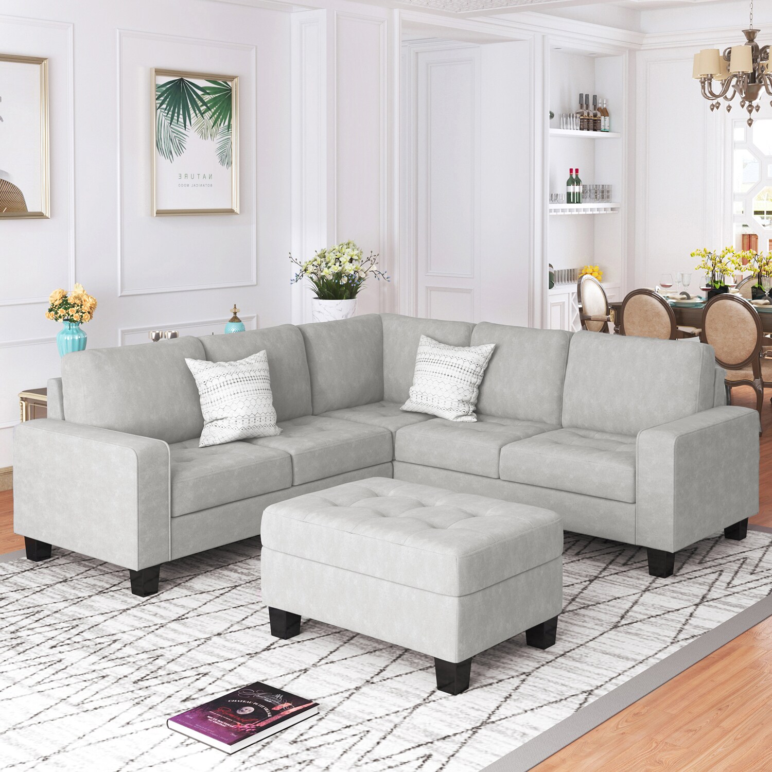 SINOFURN SYA370099GY Sofas-Loveseats - View #14