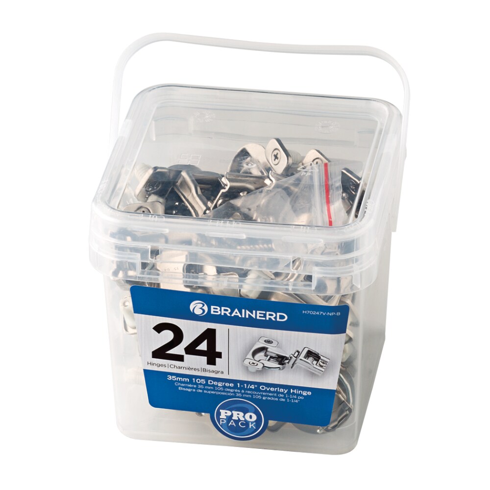 Brainerd H70247V-NP-B Cabinet-Hinges - View #3