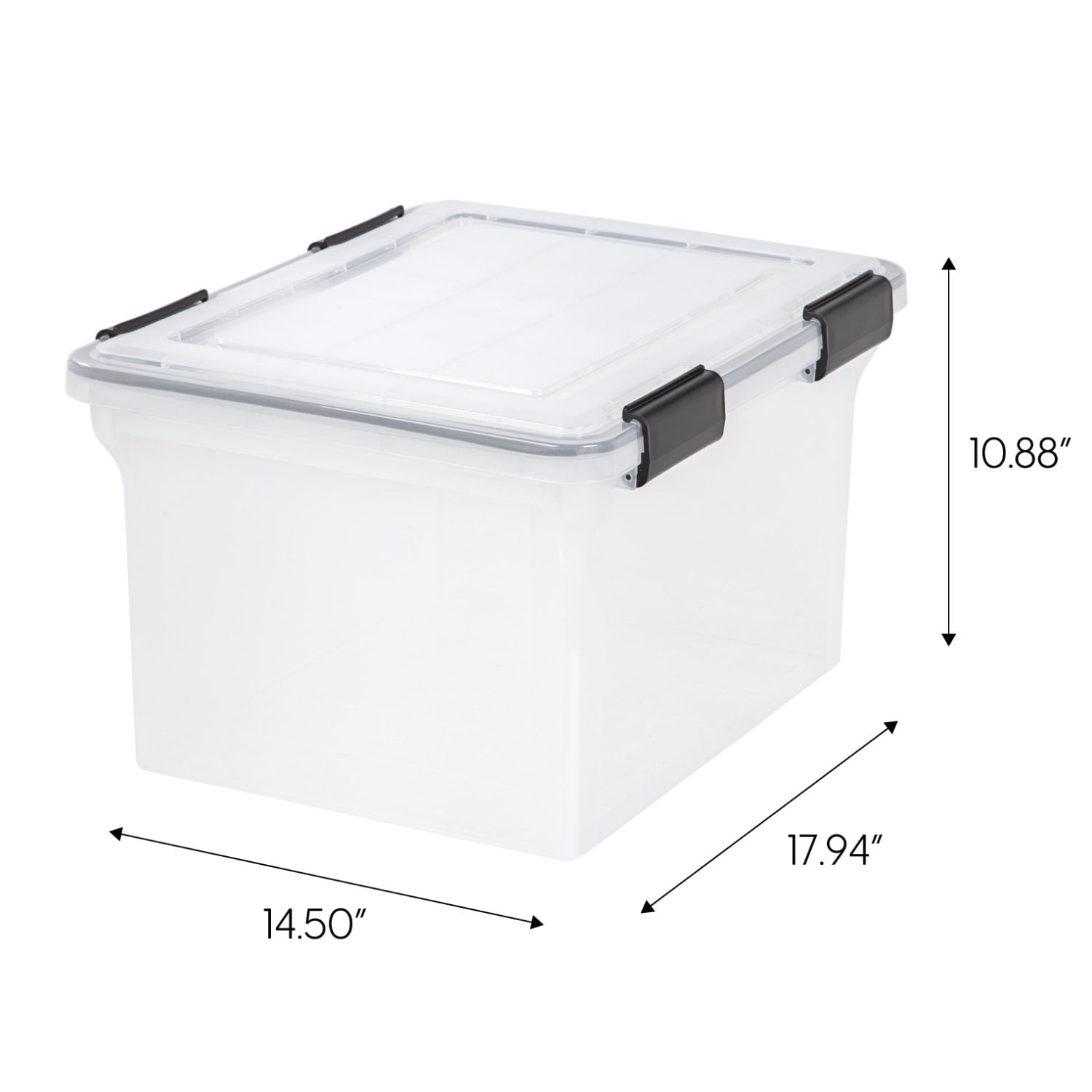 IRIS 585250 Plastic-Storage-Totes - View #6