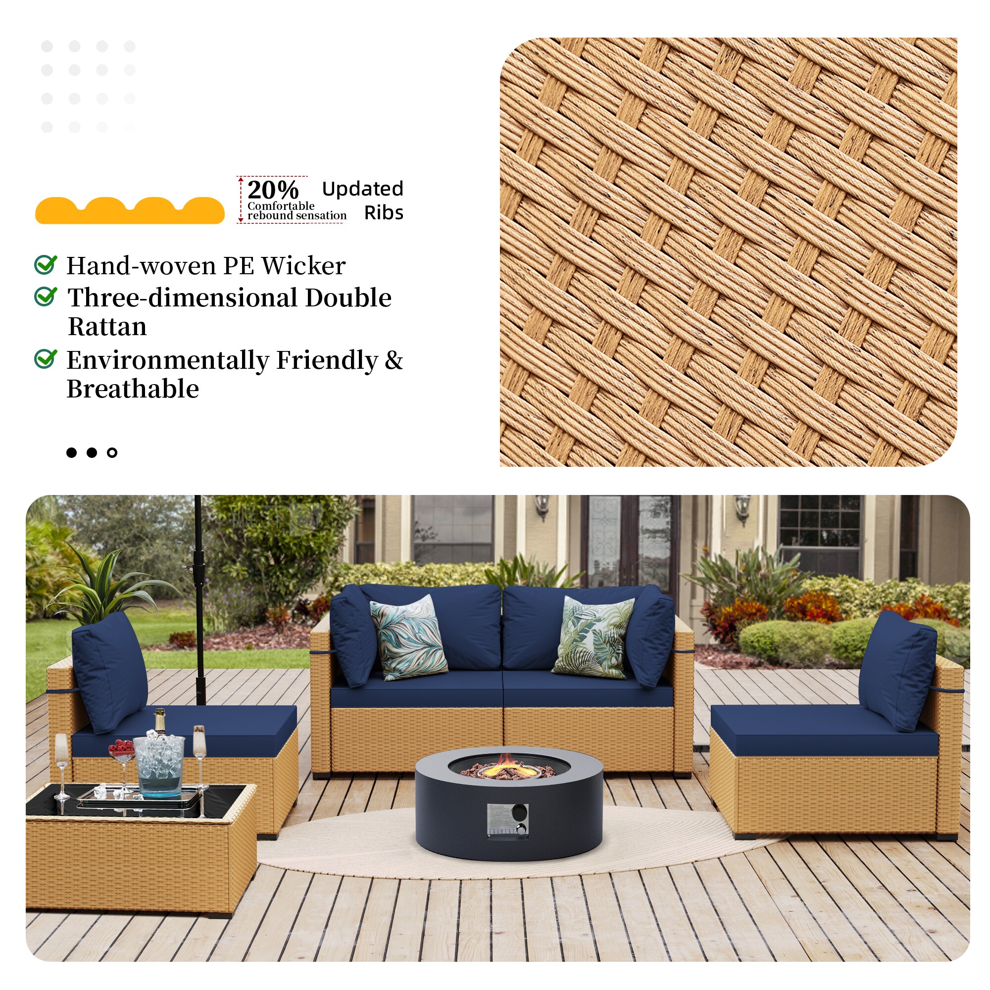 Patio Watcher LS-RT5-Y28TP-Y2 Patio-Conversation-Sets - View #4