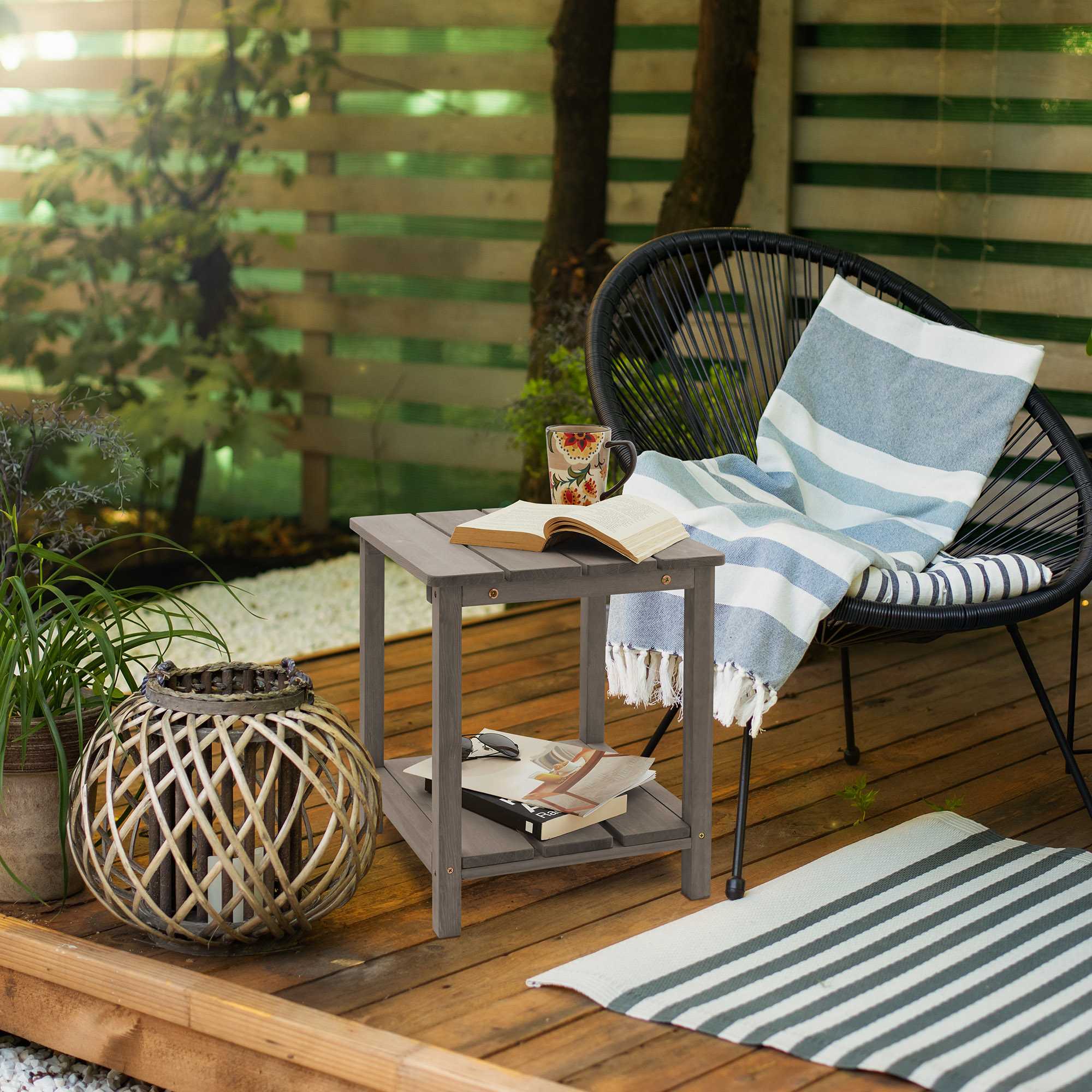 Casafield PAT-TAB-1683-GRY Patio-Tables - View #2