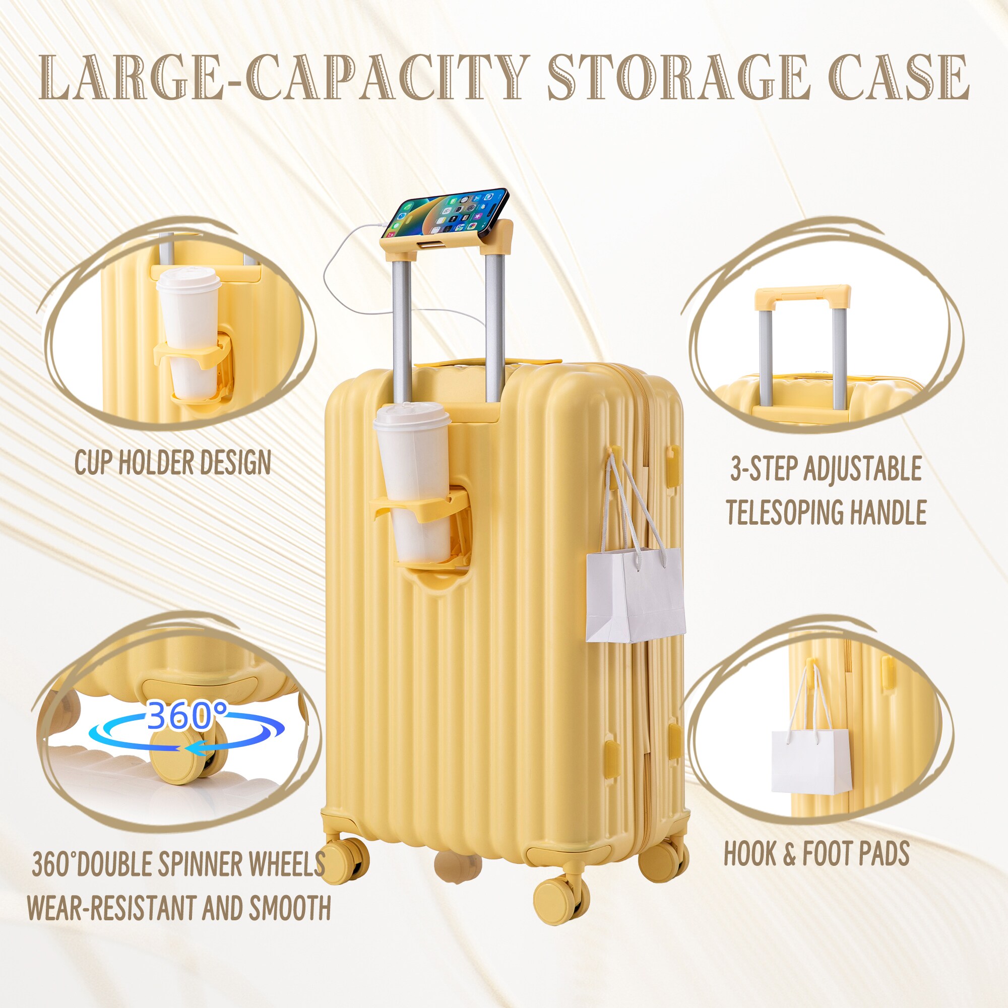 SINOFURN SYD9200002GY Luggage-And-Luggage-Sets - View #16