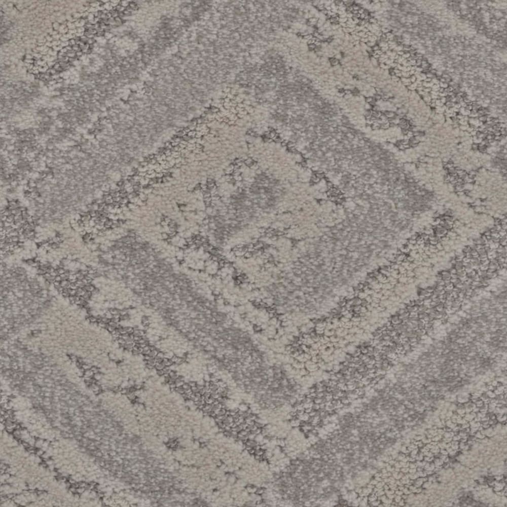 STAINMASTER PetProtect S9245-931-S (Sample) Crystal Coast Atlantic Silver 45-oz sq yard Nylon Pattern Indoor Carpet