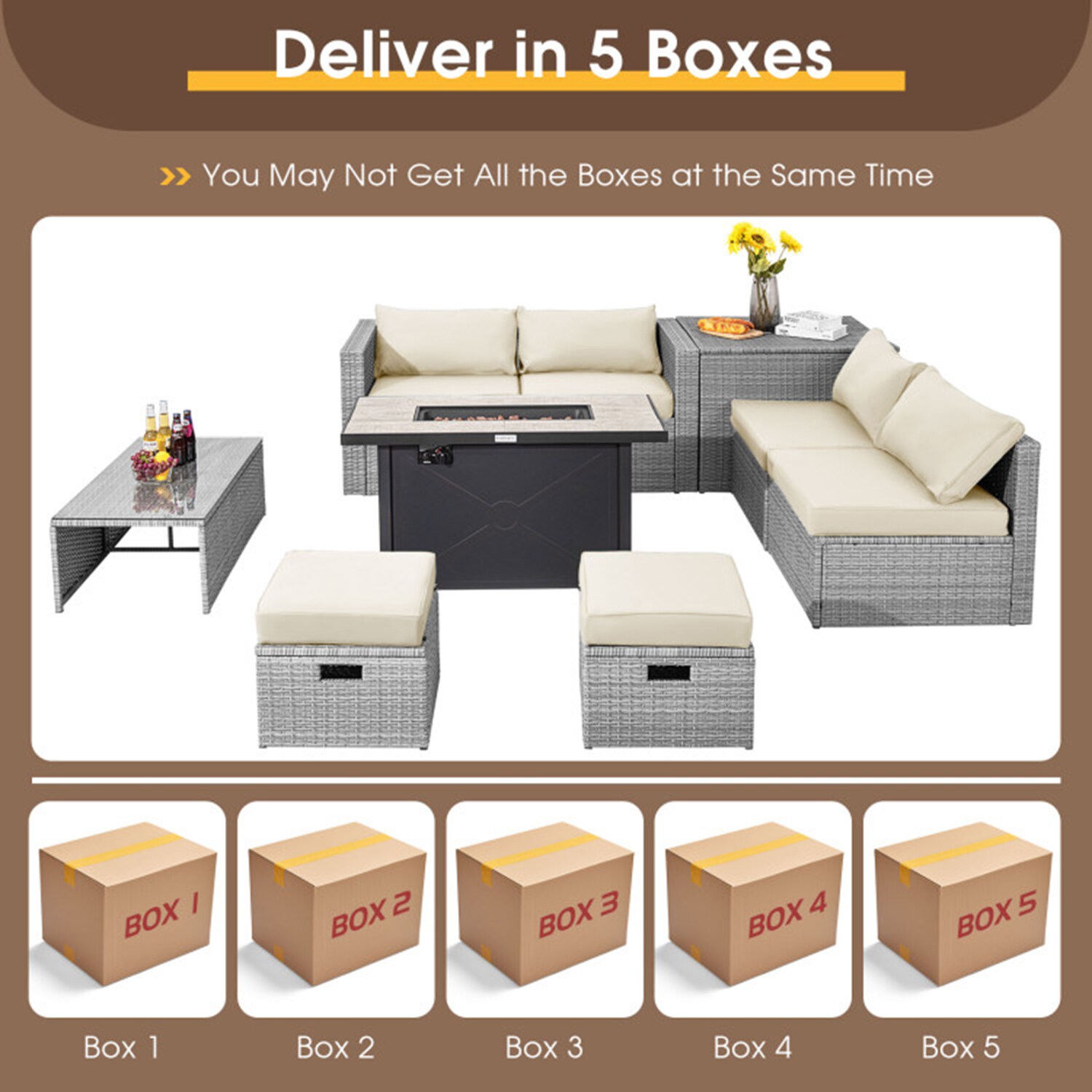 Mondawe MD-090-080 Patio-Conversation-Sets - View #10