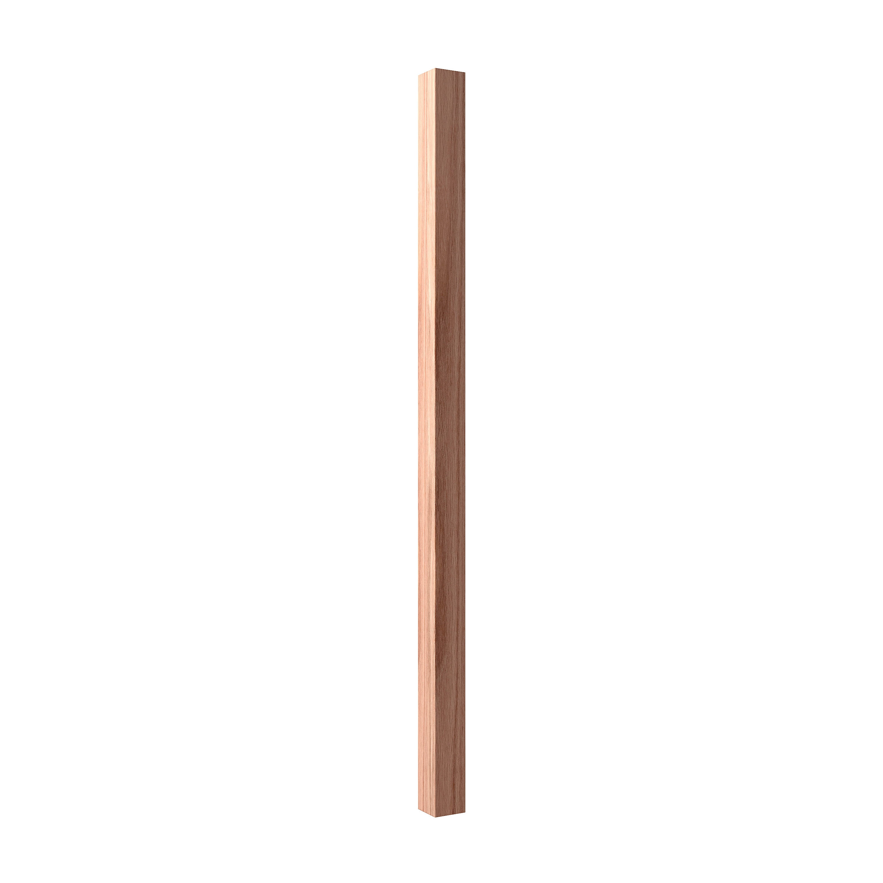 Crown Heritage 451536136 36-in x 1.75-in Craftsman Unfinished Red Oak Square Top Stair Baluster