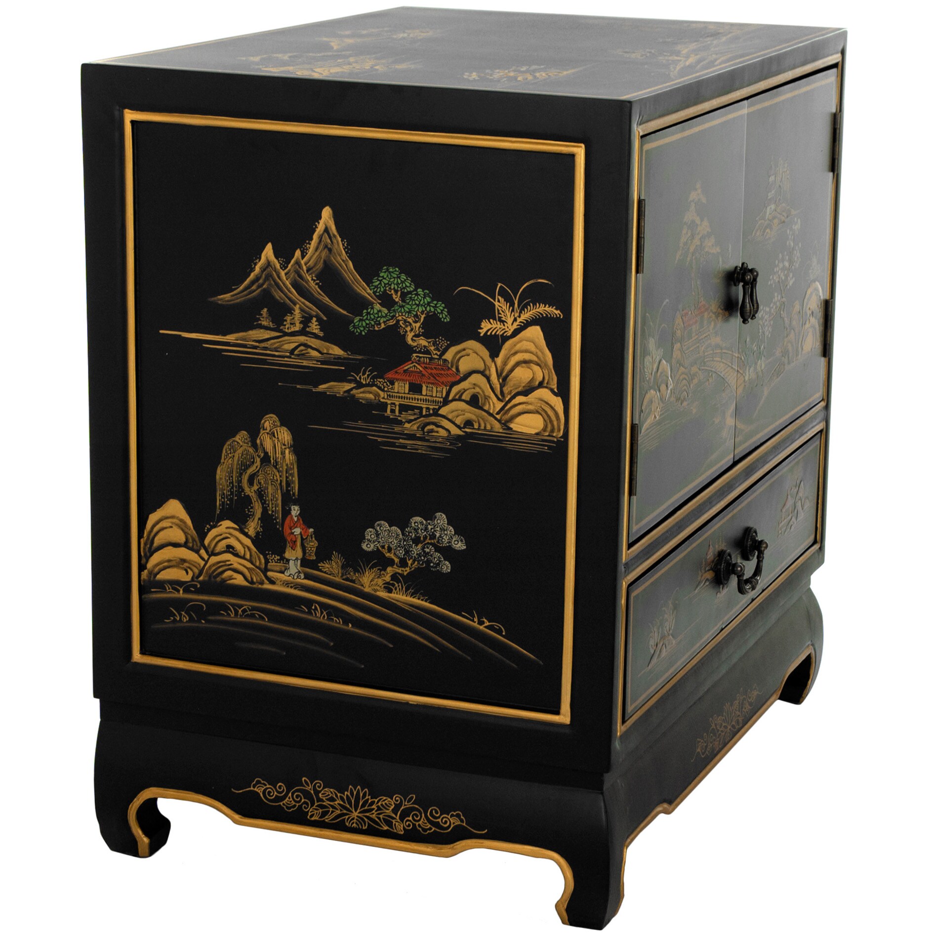 Oriental Furniture LCQ-BR-HA20-98 nightstands - View #3