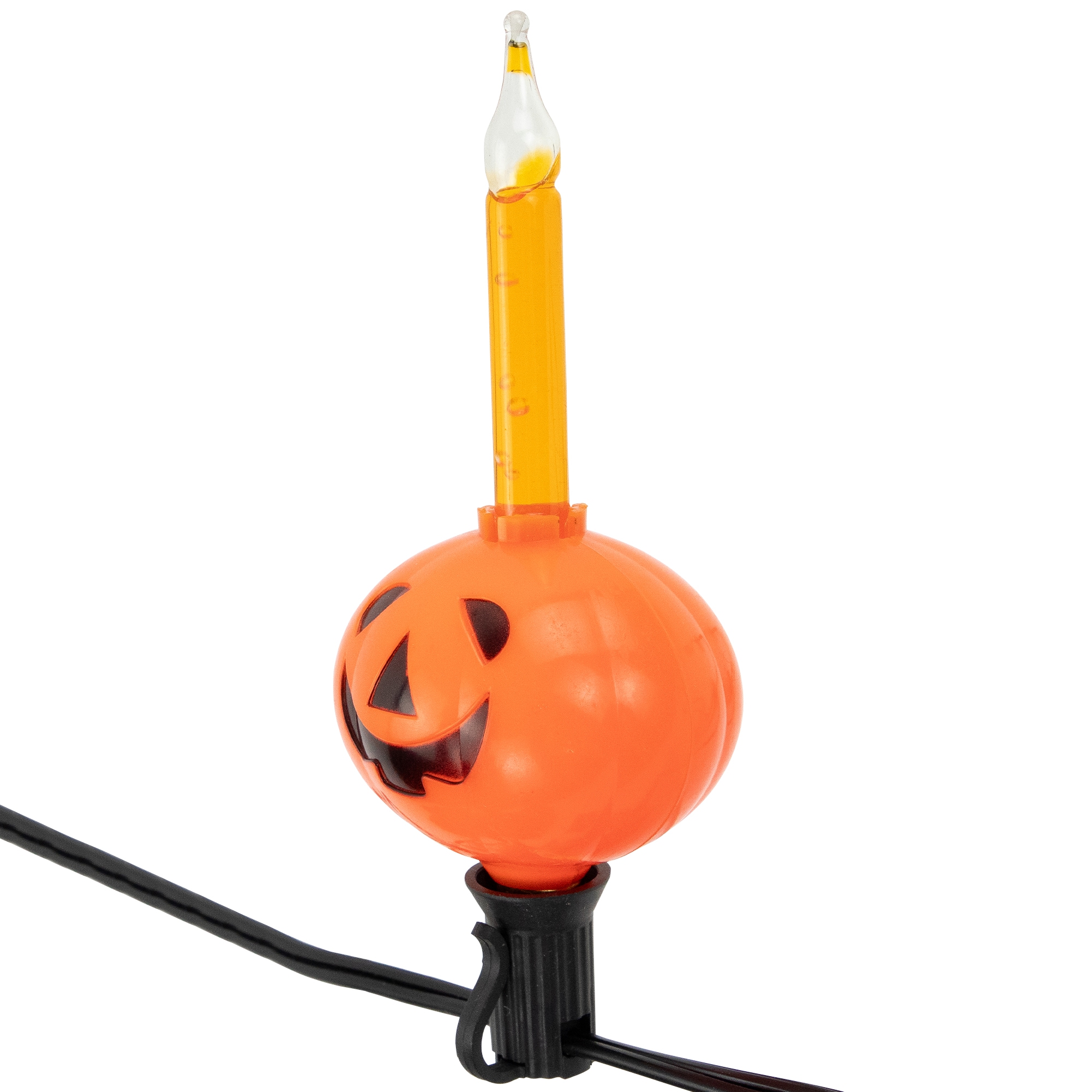 Northlight 7-Count 6-ft Incandescent Plug-In Clear Halloween Lights in ...