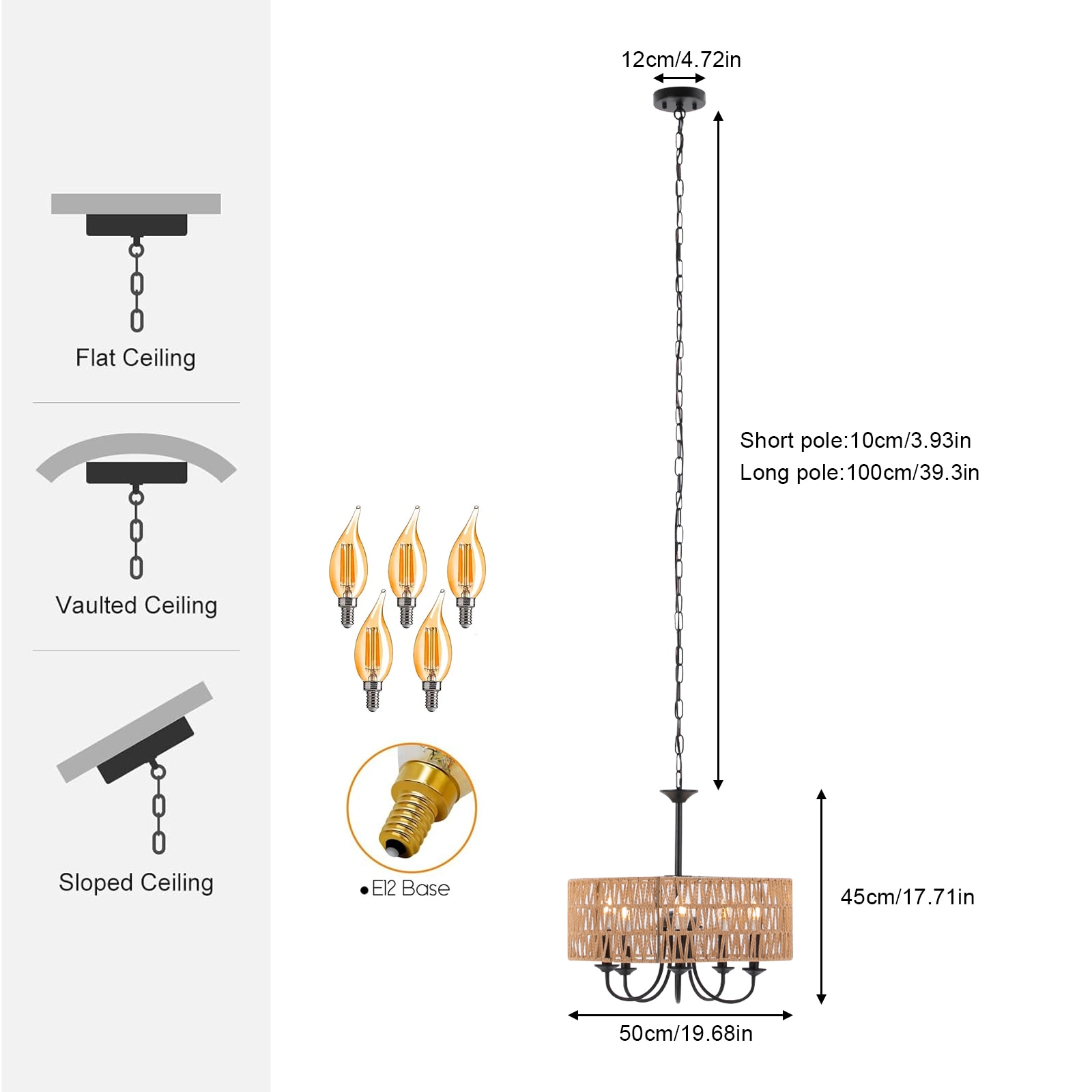 Oukaning ZX-HCX3662-076 Pendant-Lights - View #4