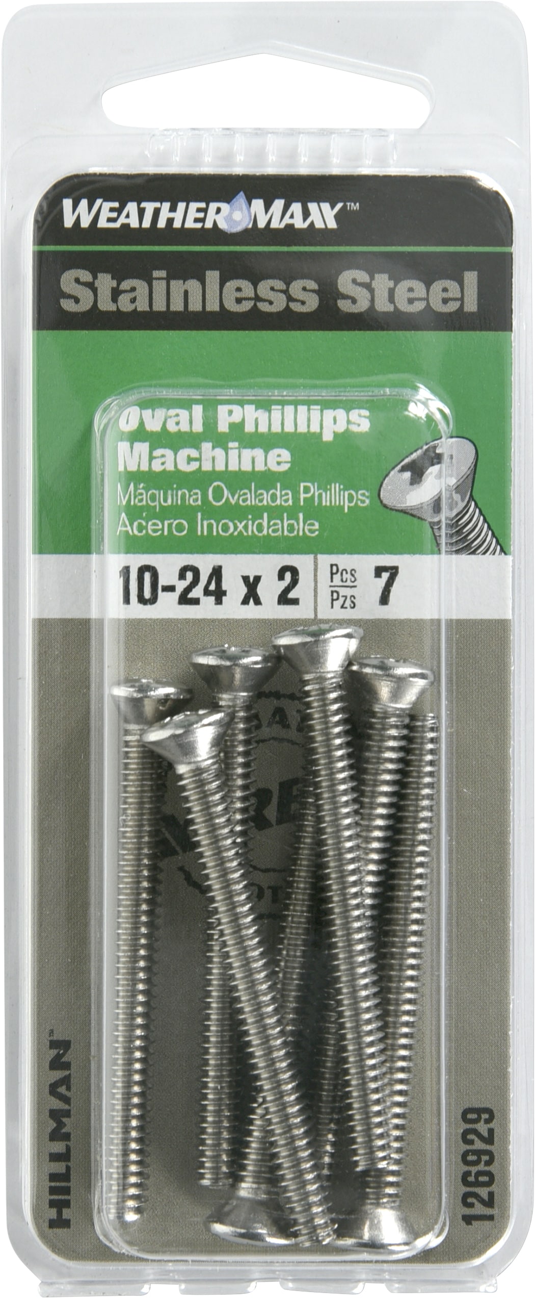 Hillman #10- 24 x 2-in Phillips-Drive Machine Screws (7-Count) in the ...