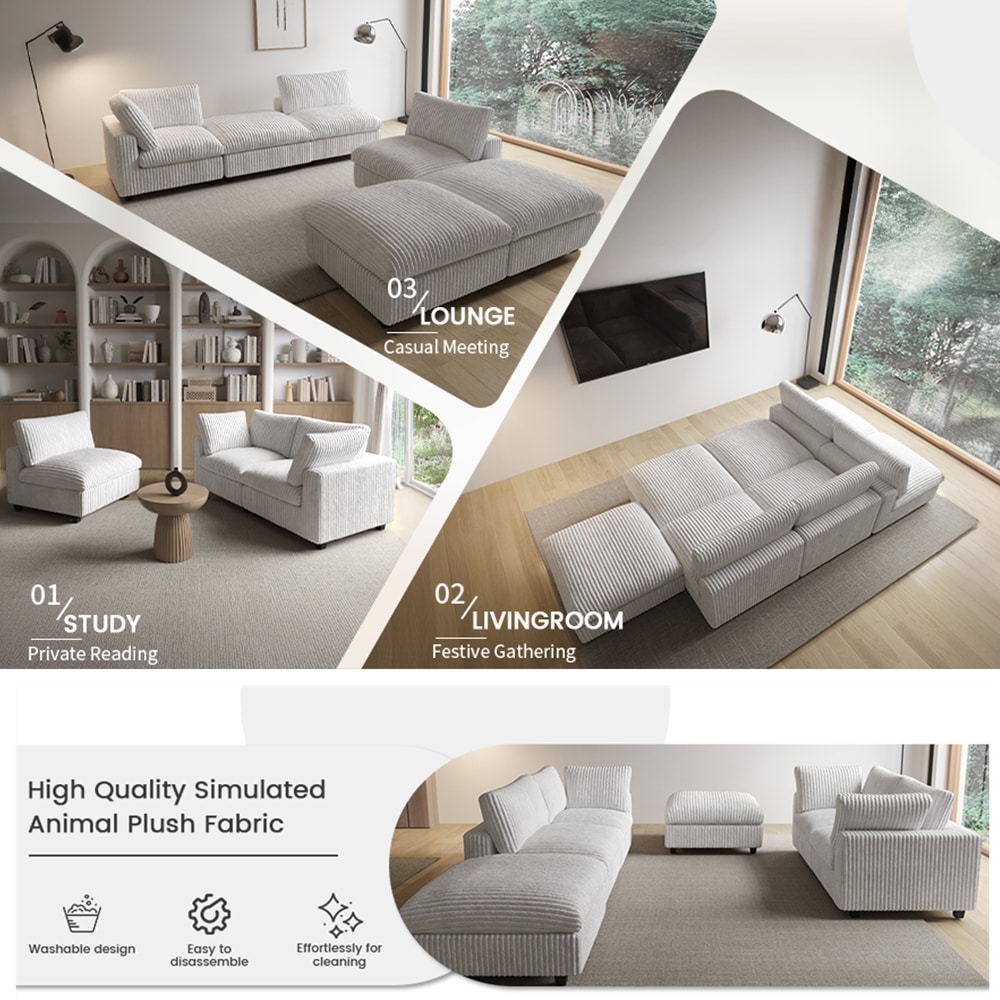 BuotiqHom DH-OT3-141BE Sofas-Loveseats - View #4