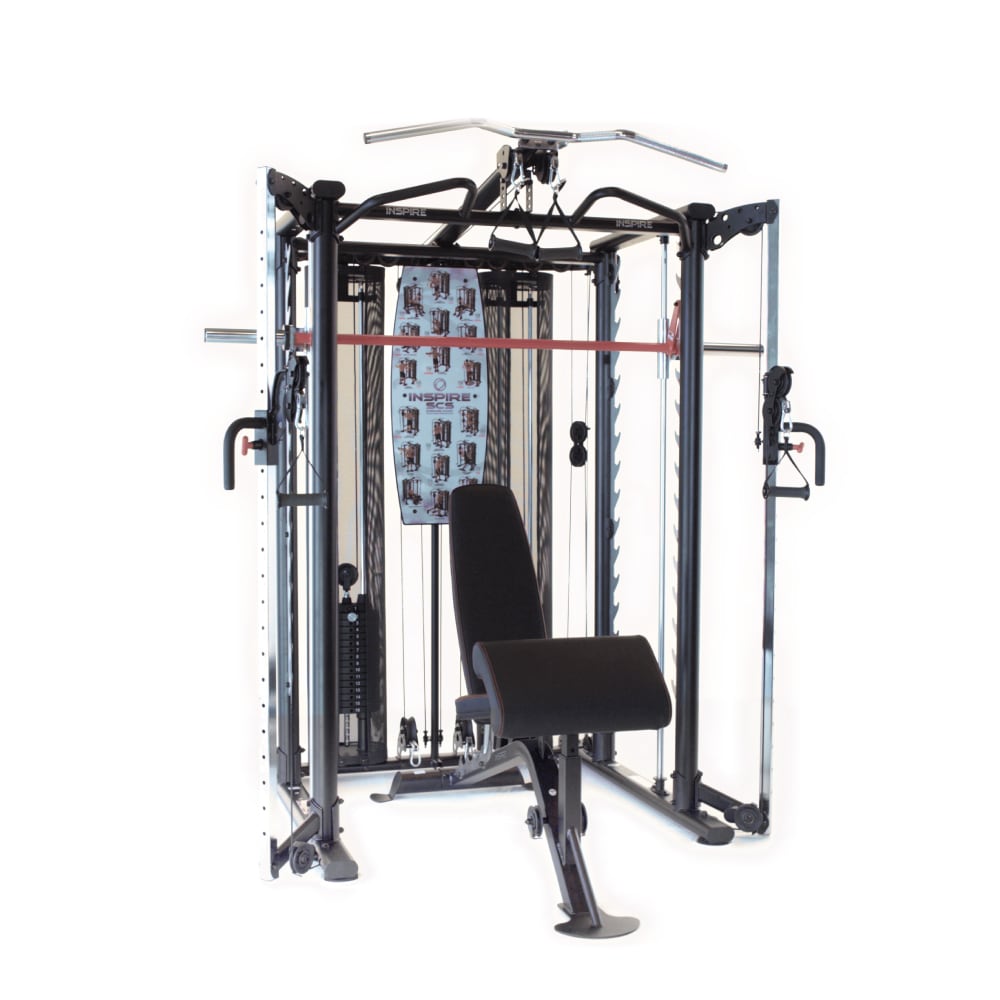Freestanding Strength Training Machines Rubber in Black | - Inspire Fitness SCS