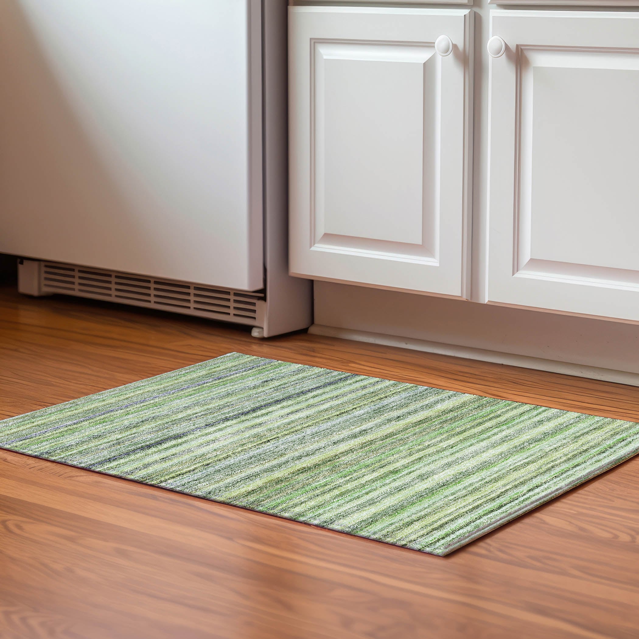 Addison Rugs AMF598GE20X30 Mayfield AMF598GE 2 x 3 (ft) Loomed Polyester Green Rectangular Indoor Geometric Machine washable Area rug