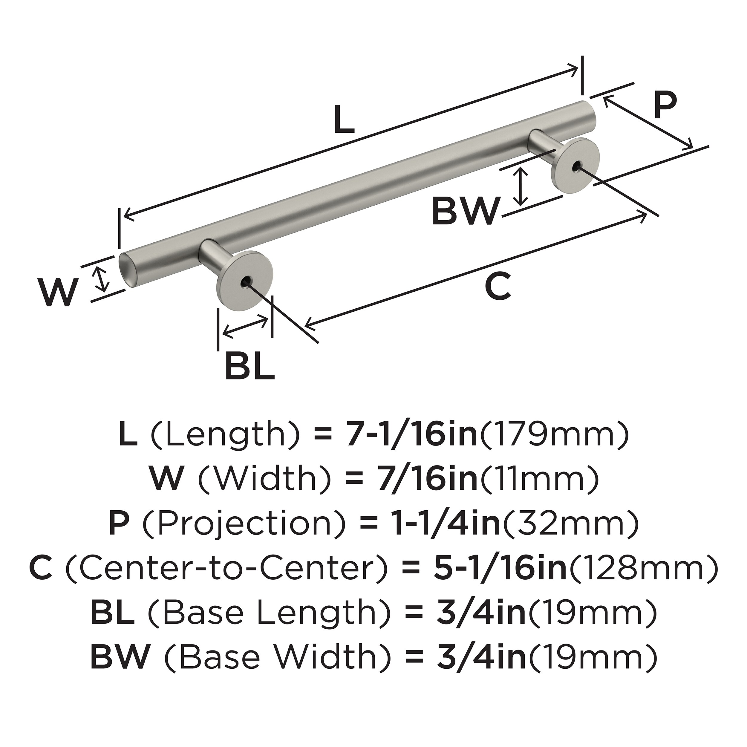 Amerock BP36866G10 Cabinet-Pulls - View #4