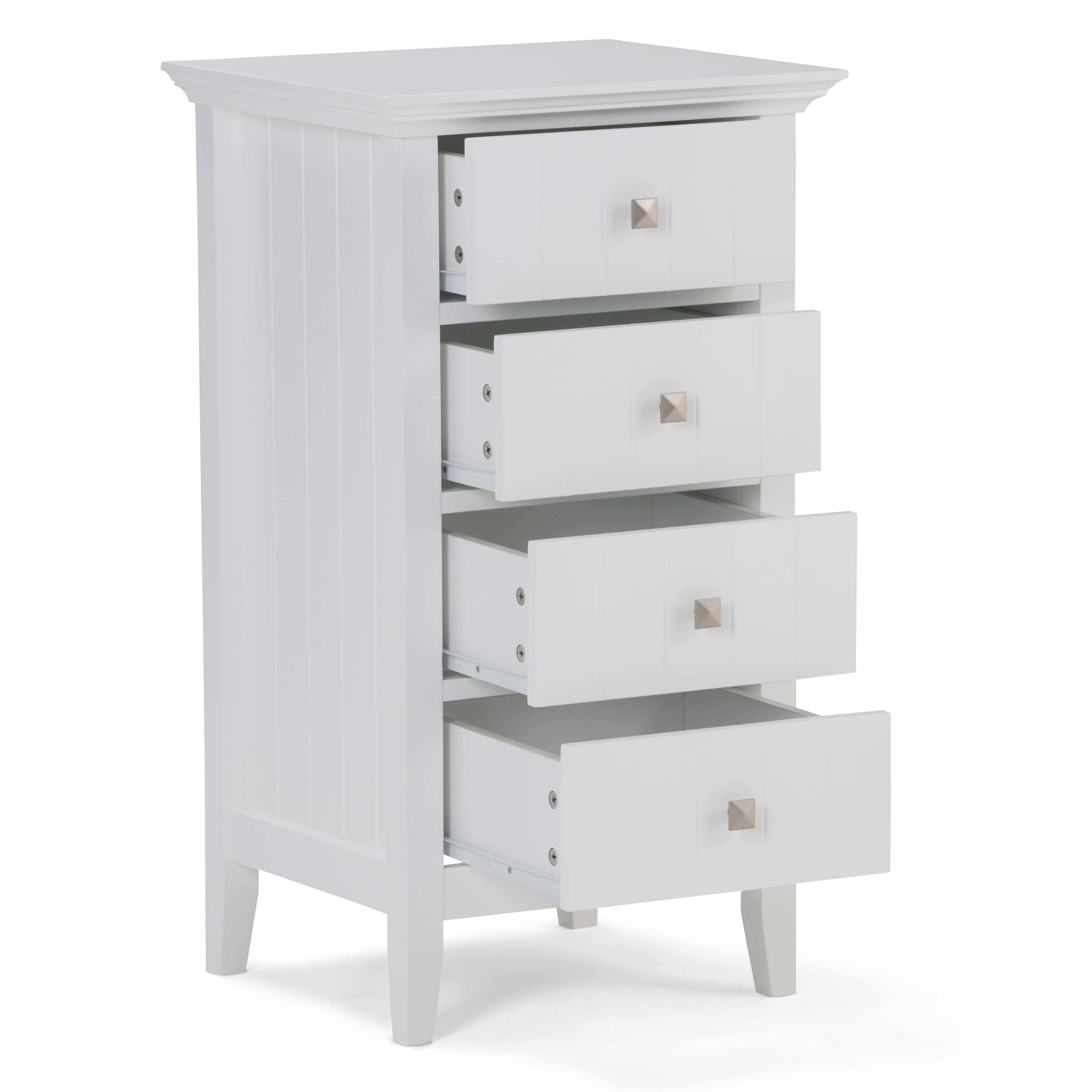Simpli Home AXCBSACA02-WH Linen-Cabinets - View #3