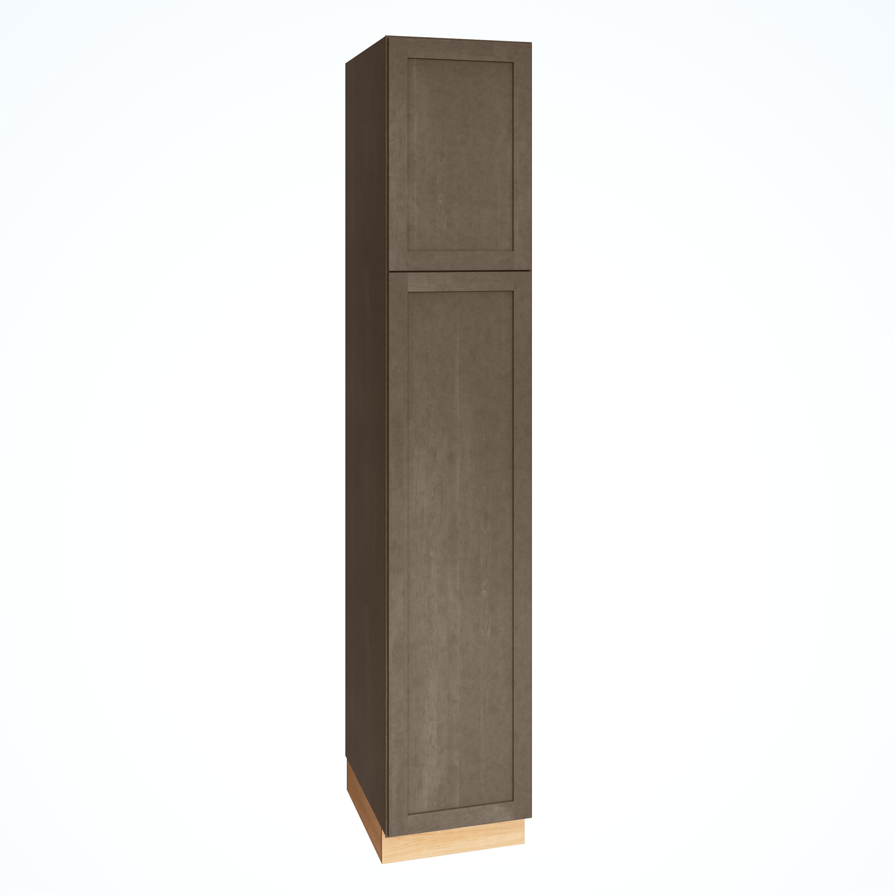 Diamond Express 329 U189324R Jamestown 18-in W x 93-in H x 24-in D Colt Brown Pantry Fully assembled Plywood Cabinet (Recessed Panel Square)