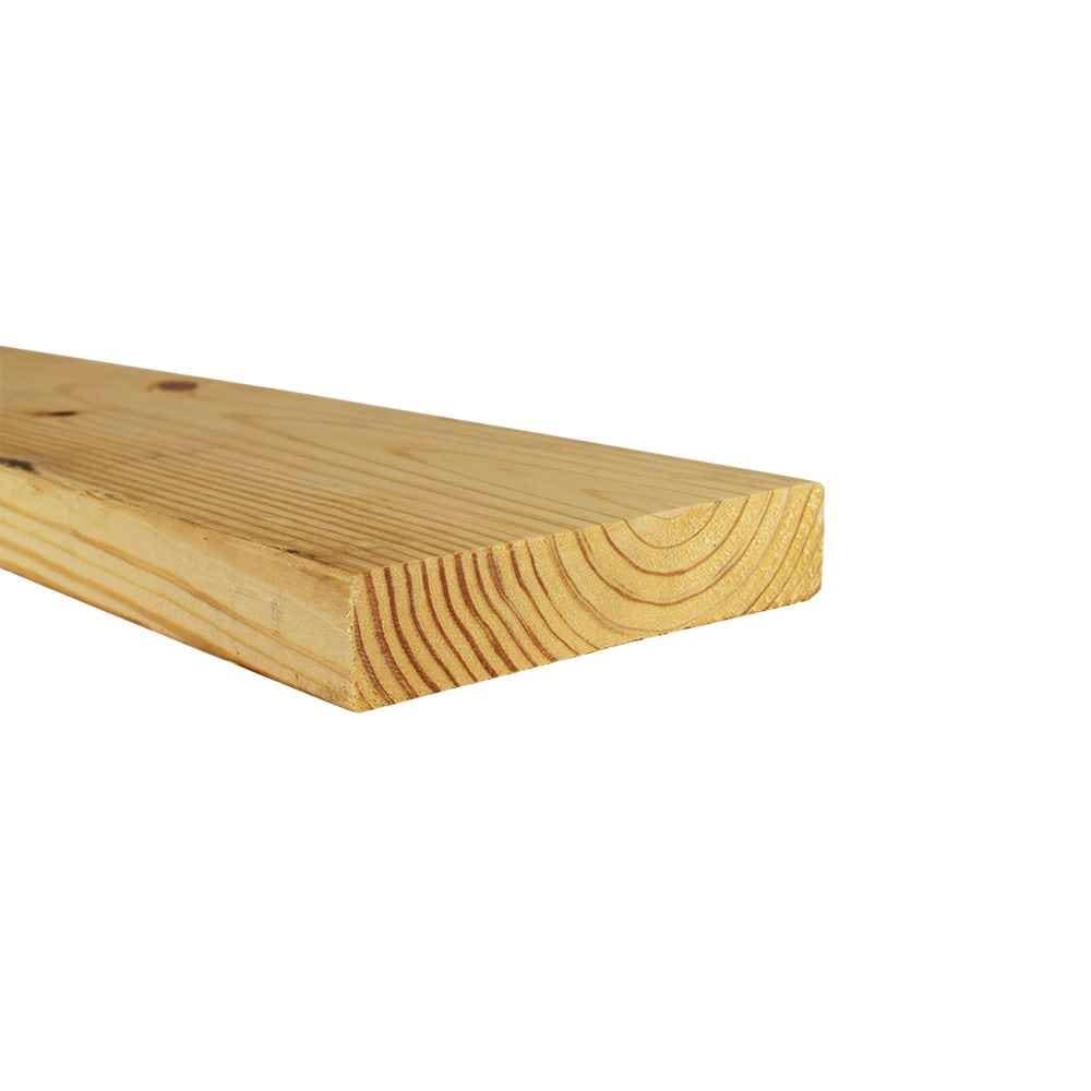 binderholz 76250 2-in x 8-in x 16-ft #2 Prime S4S Southern Yellow Pine Kiln-Dried Lumber