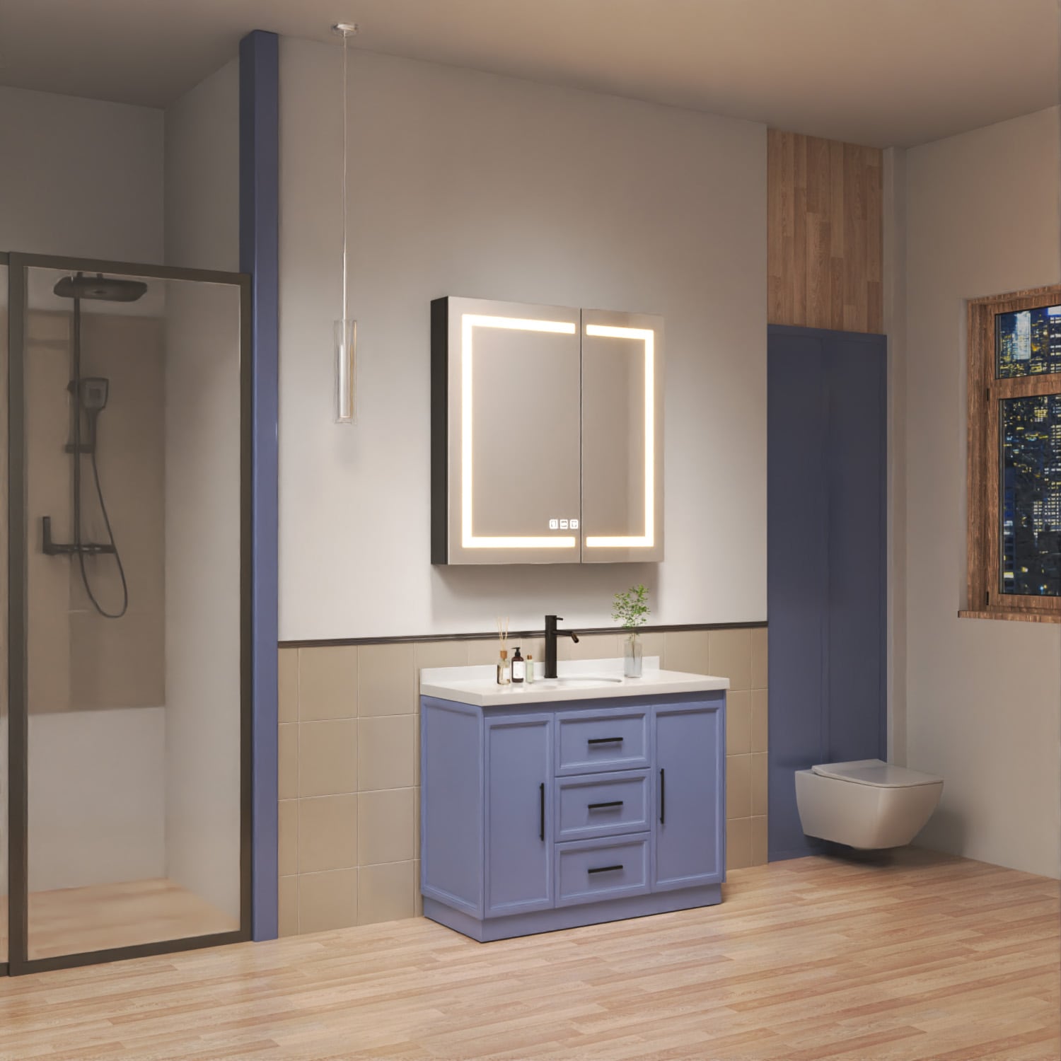 waterpar WPLO-2430V3L Bathroom-Medicine-Cabinets - View #17