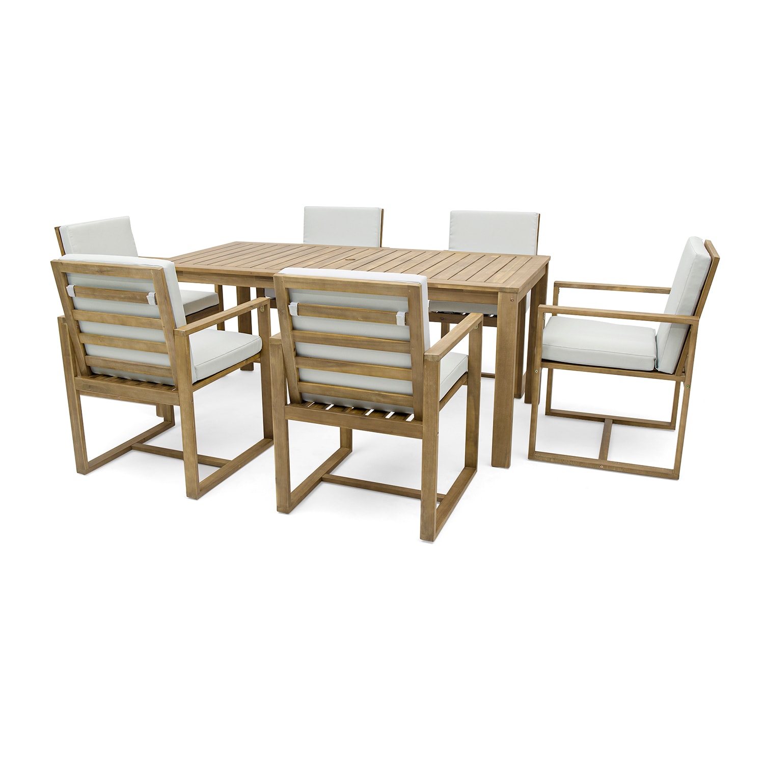 SINOFURN SYA010462WT Patio-Dining-Sets - View #6
