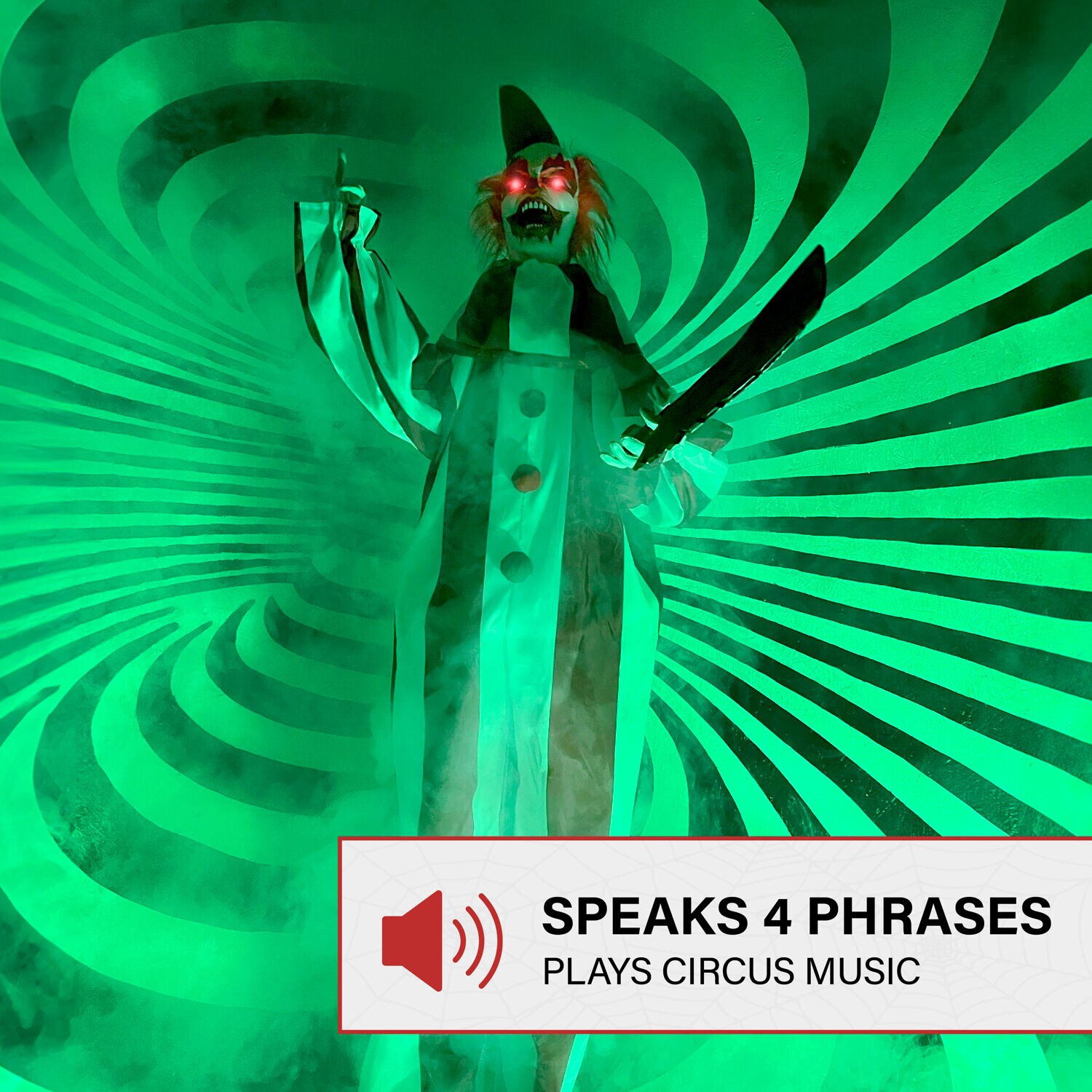 Haunted Hill Farm HHCLOWN-36FLSA Halloween-Animatronics - View #5