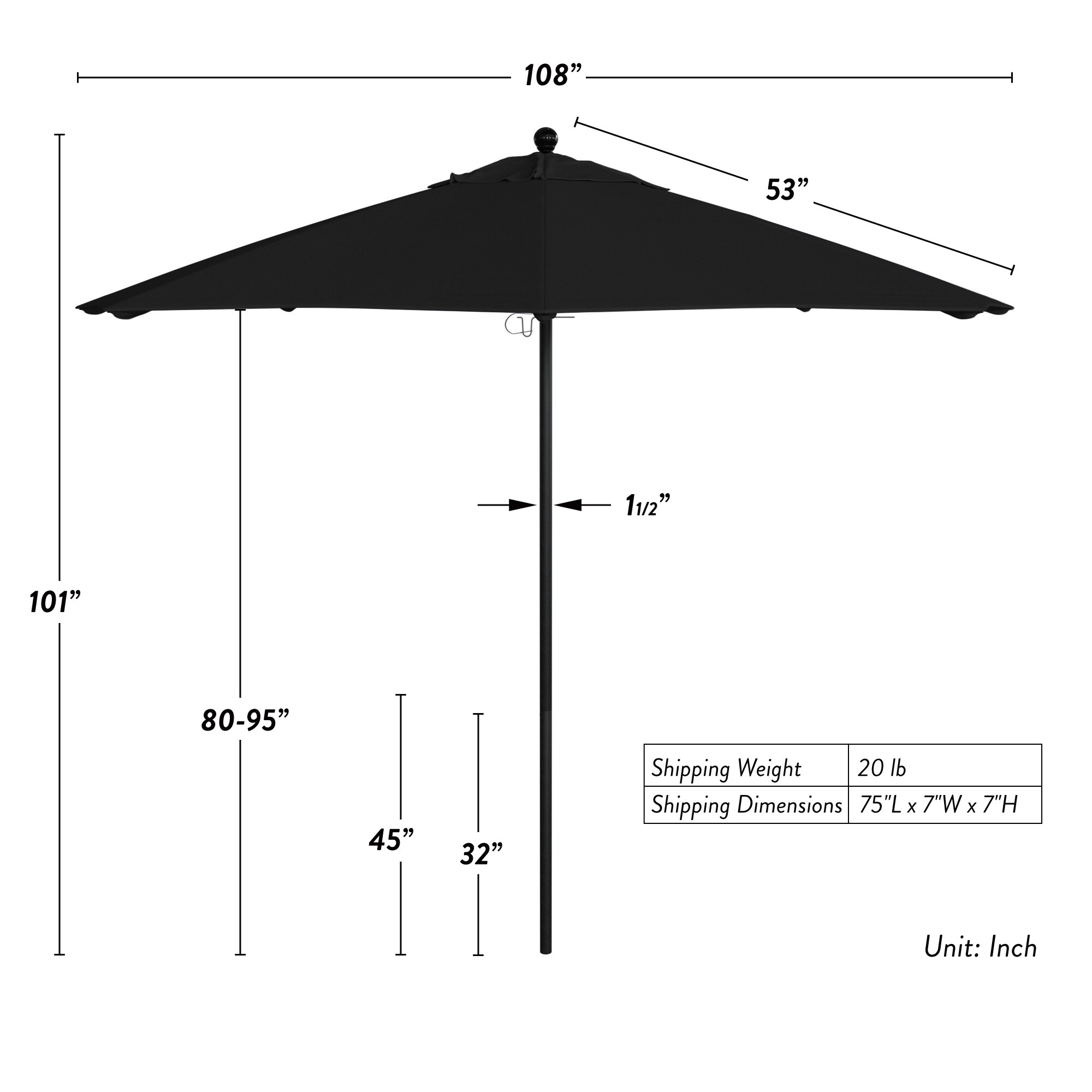 California Umbrella 194061800522 Umbrellas-2 - View #6