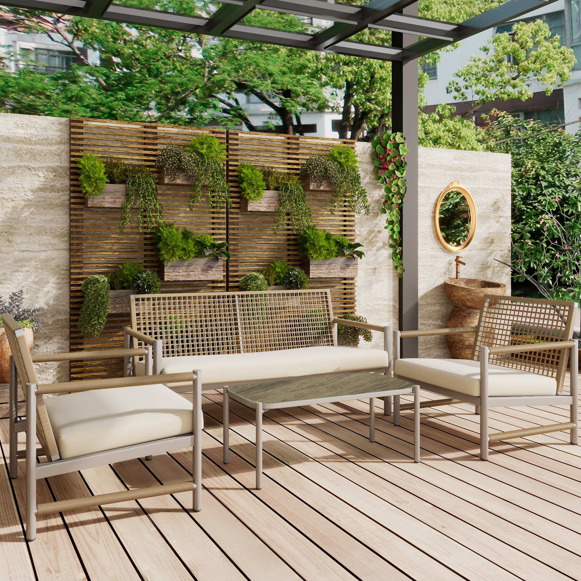 ModernLuxe L-W2337S00002 Patio-Conversation-Sets - View #4