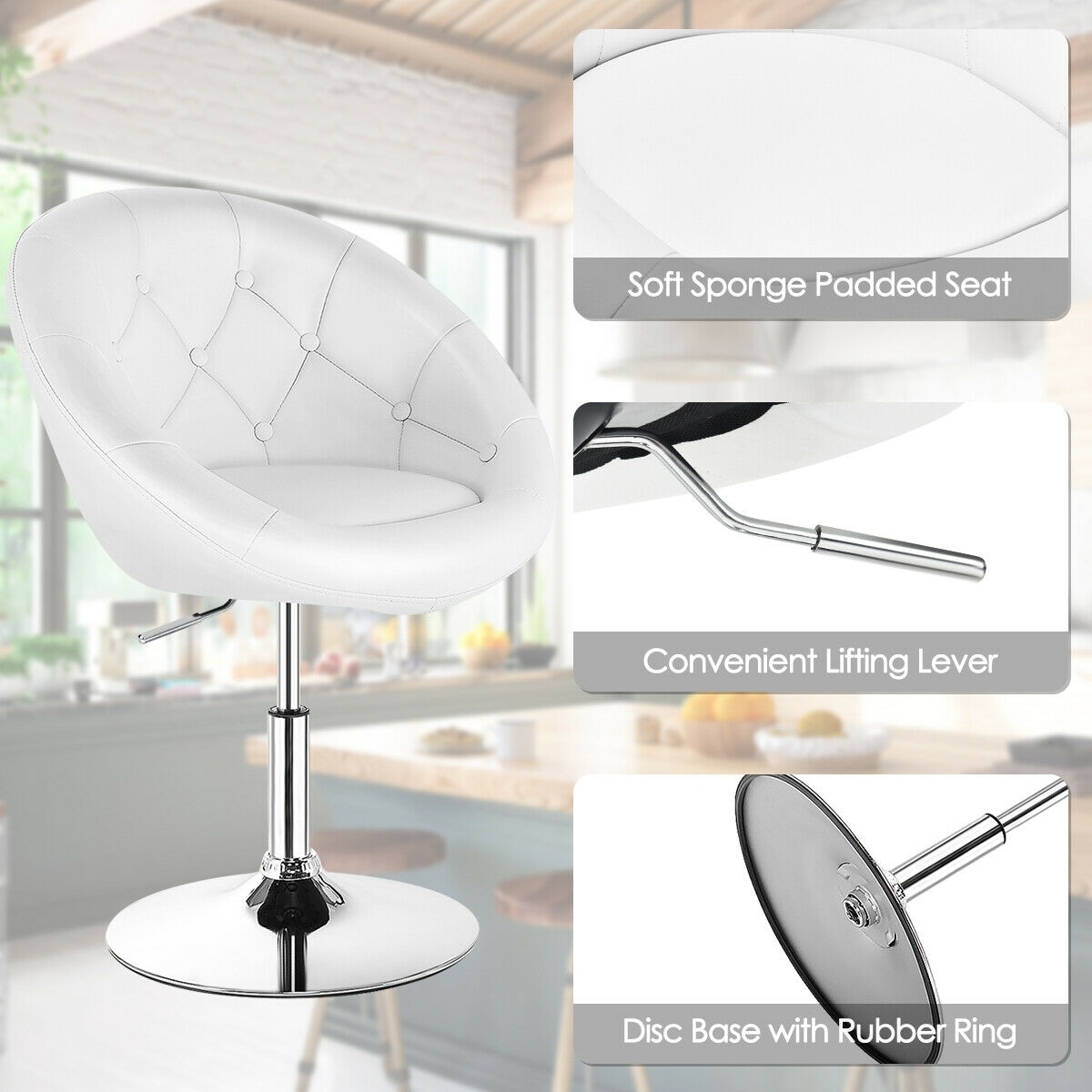 CASAINC WF-HW66471WH-LA stools - View #3