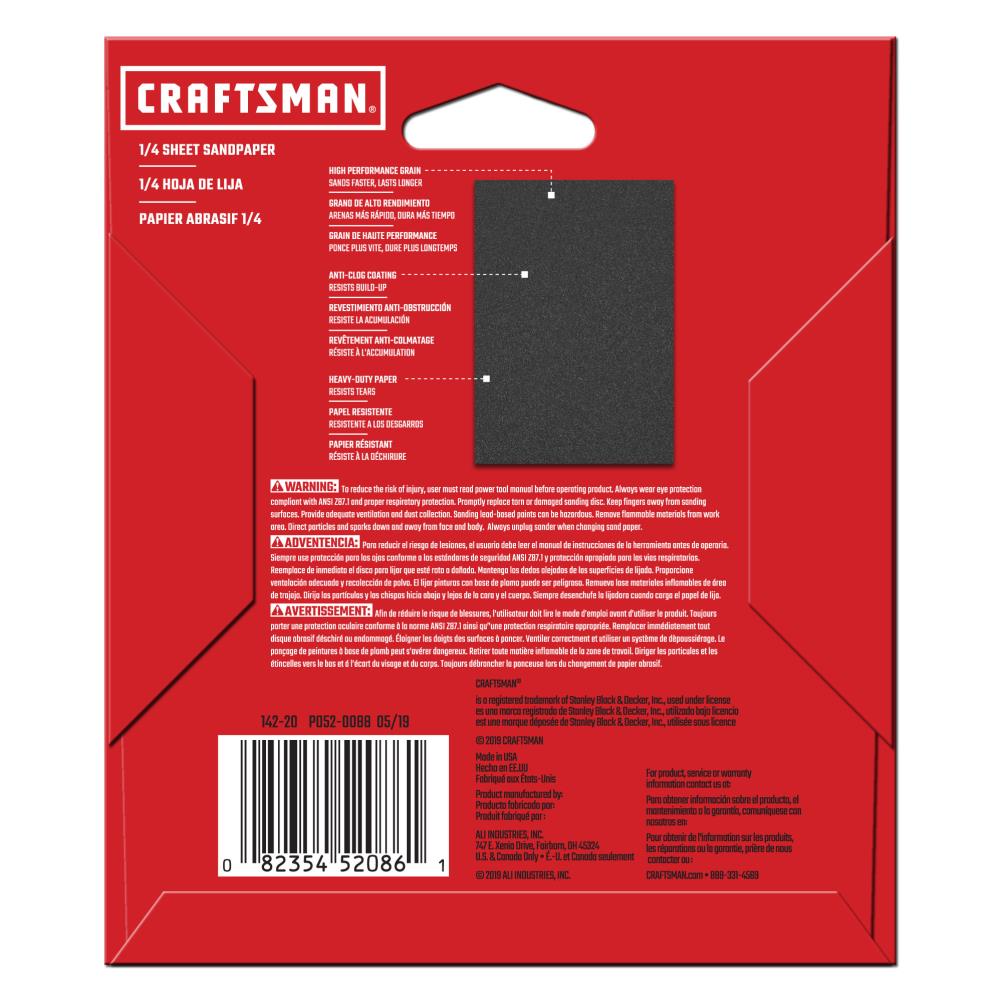 CRAFTSMAN CMXZXGA9157 Pt-Sandpaper - View #2