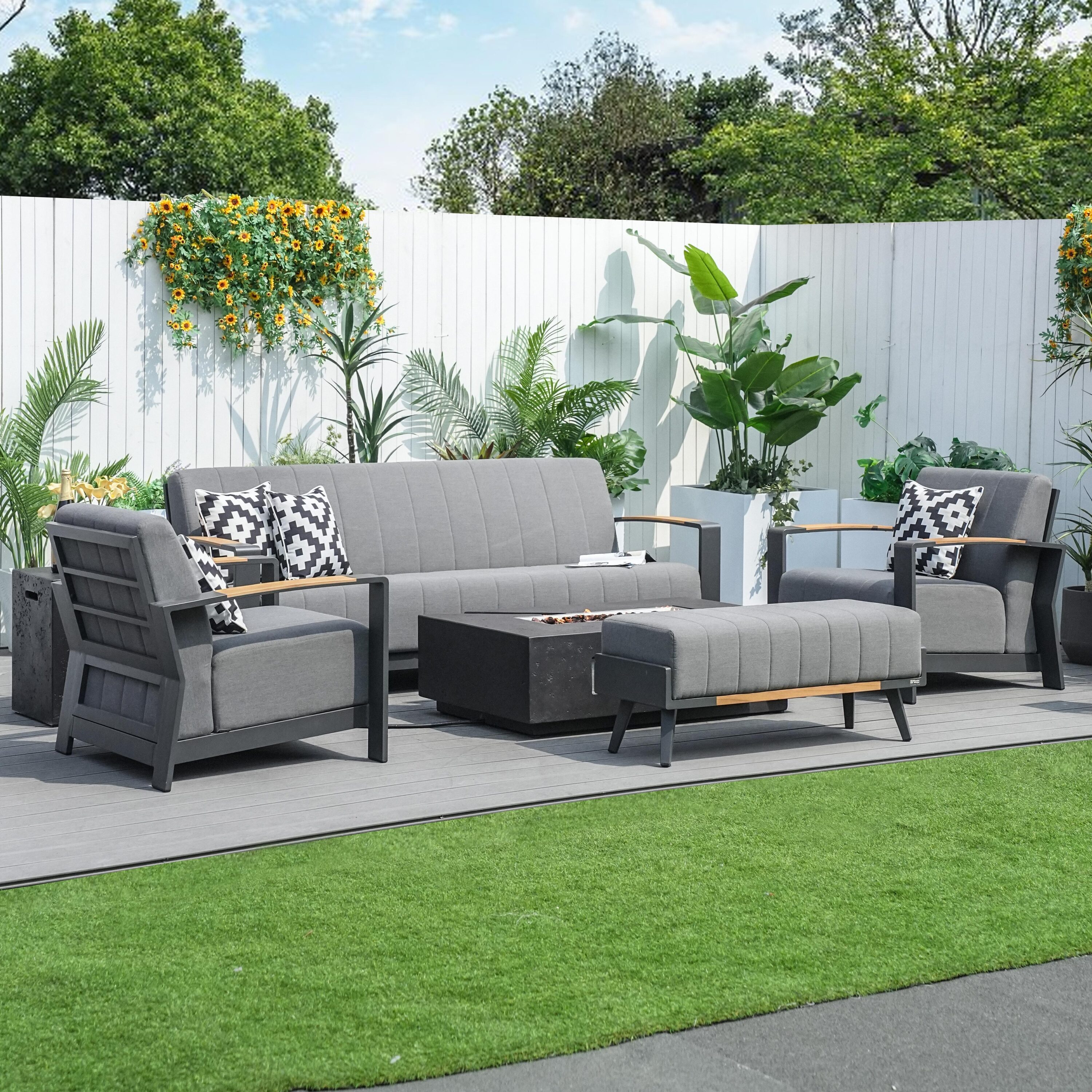 Direct Wicker DWG-2335G&24913BK Patio-Conversation-Sets - View #8
