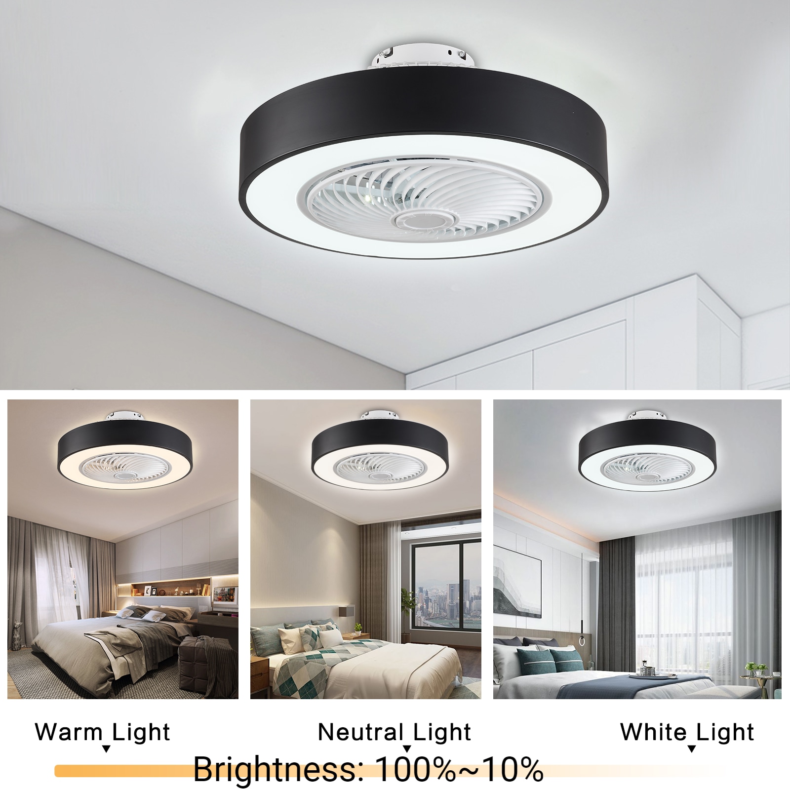 Oukaning HG-HCX-2724-US-BT Ceiling-Fans - View #4