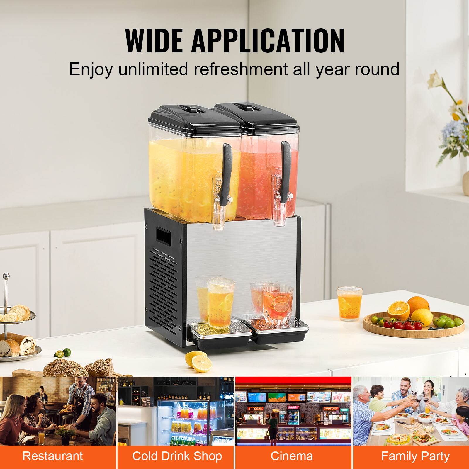 VEVOR SCSYYLJJBSJX06252V1 Bev-Dispensers - View #6