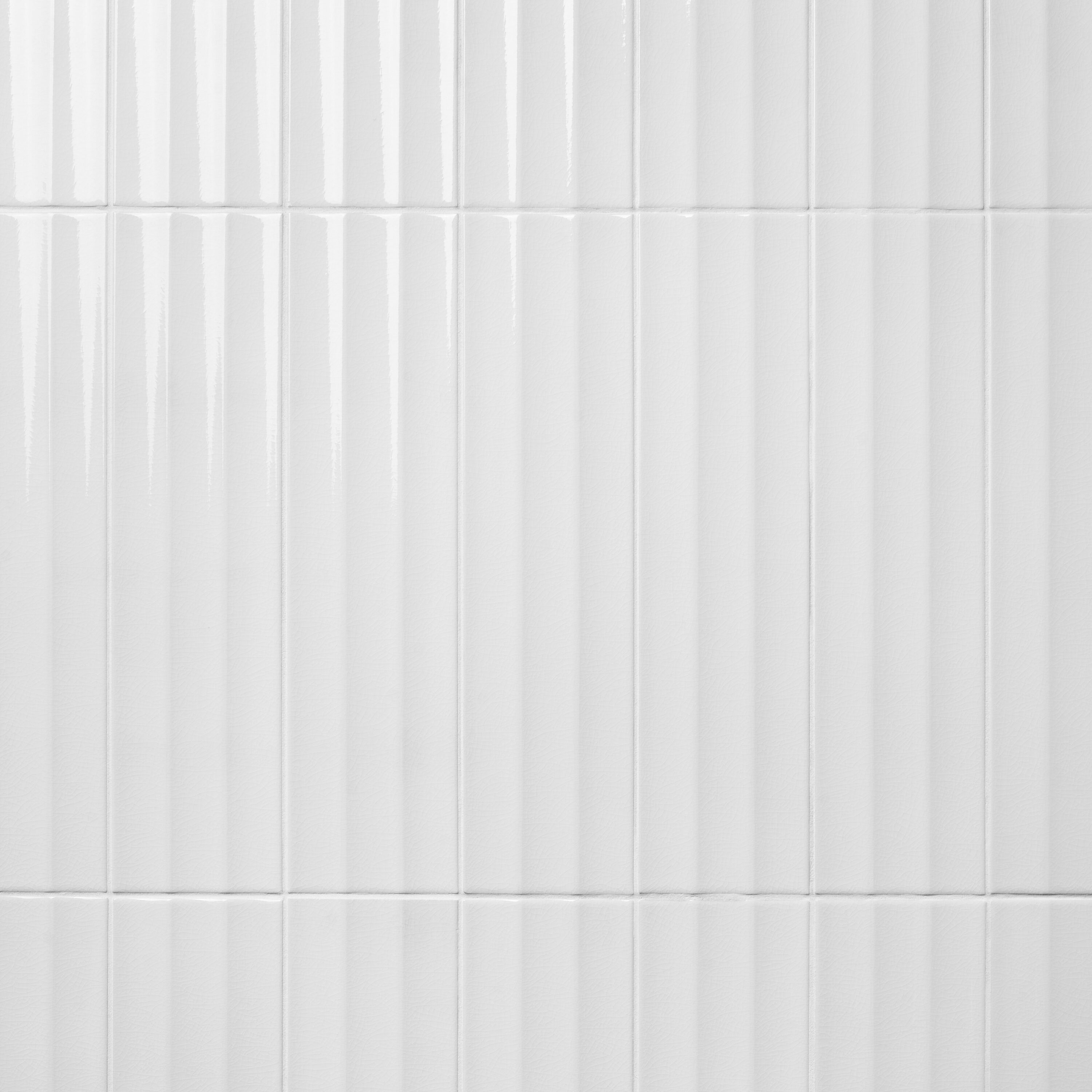 Artmore Tile EXT3RD108748 Refined White 4-in x 16-in Glazed Ceramic Subway Wall Tile (9.26-sq. ft/ Carton)