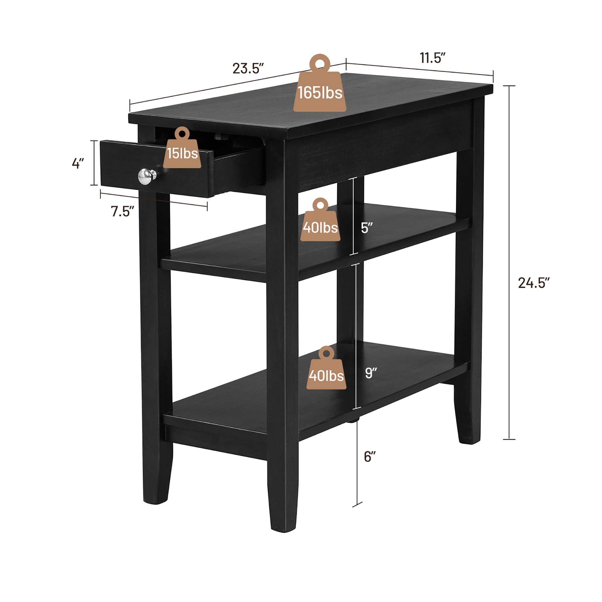Costway SXL00091 End-Tables - View #2