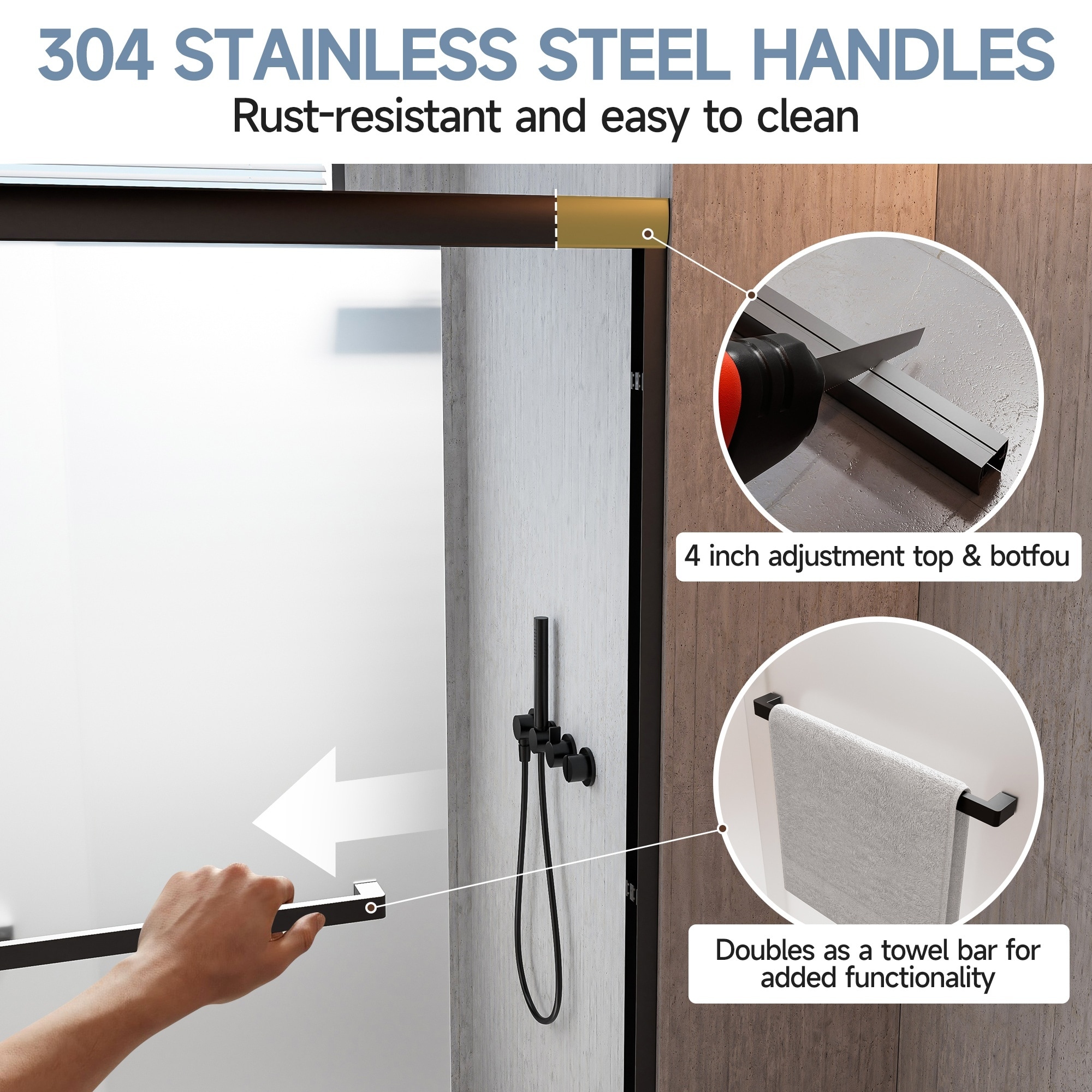 LIVACA LYR103680 Bathtub-Doors - View #10